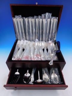 Eighteenth 18th Century by Reed & Barton Sterling Silver Flatware Set 67 pcs New