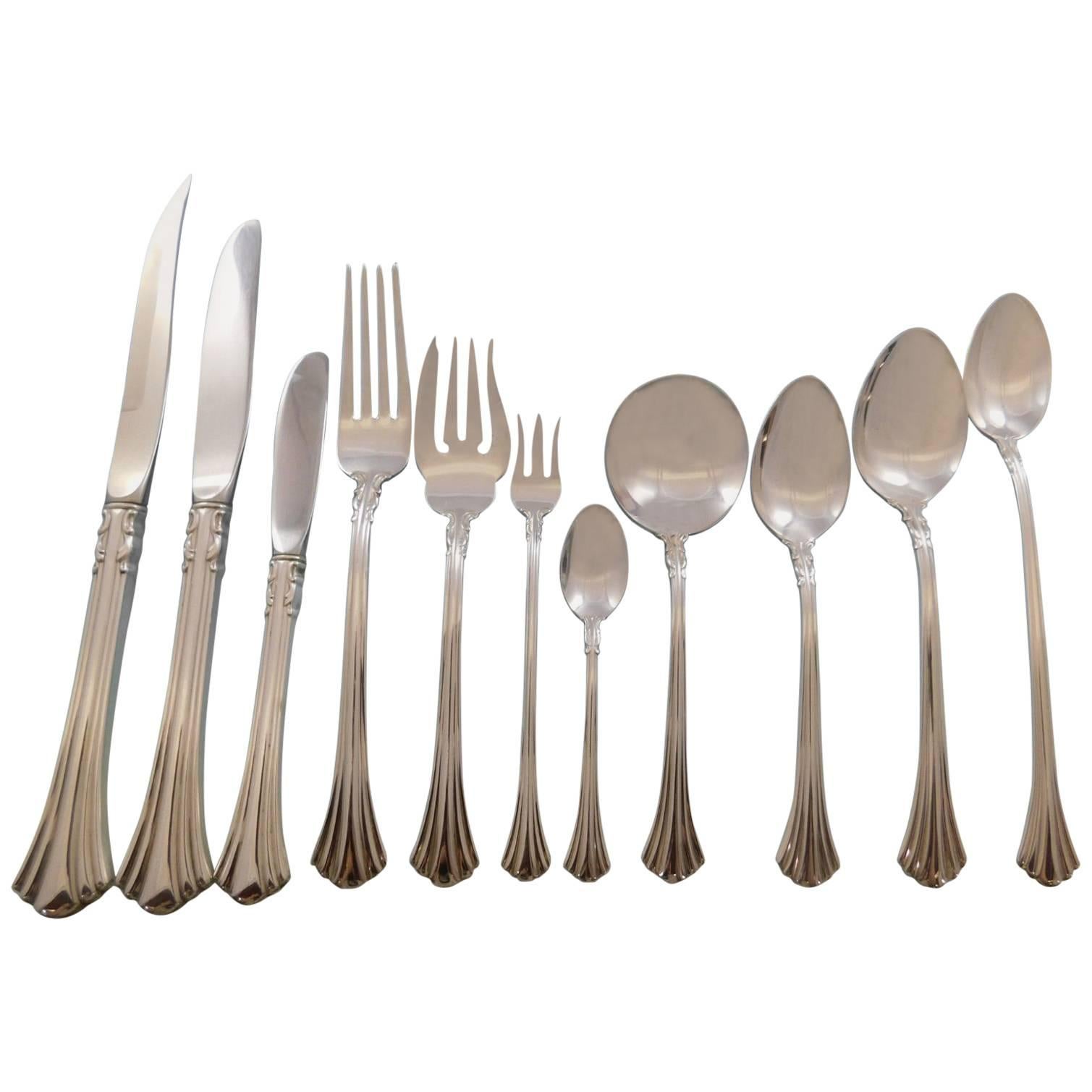 Eighteenth Century by Reed and Barton Sterling Silver Flatware Set Service 105pc