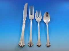 Eighteenth Century by Reed & Barton 18th Sterling Silver Flatware Set 46 Pieces