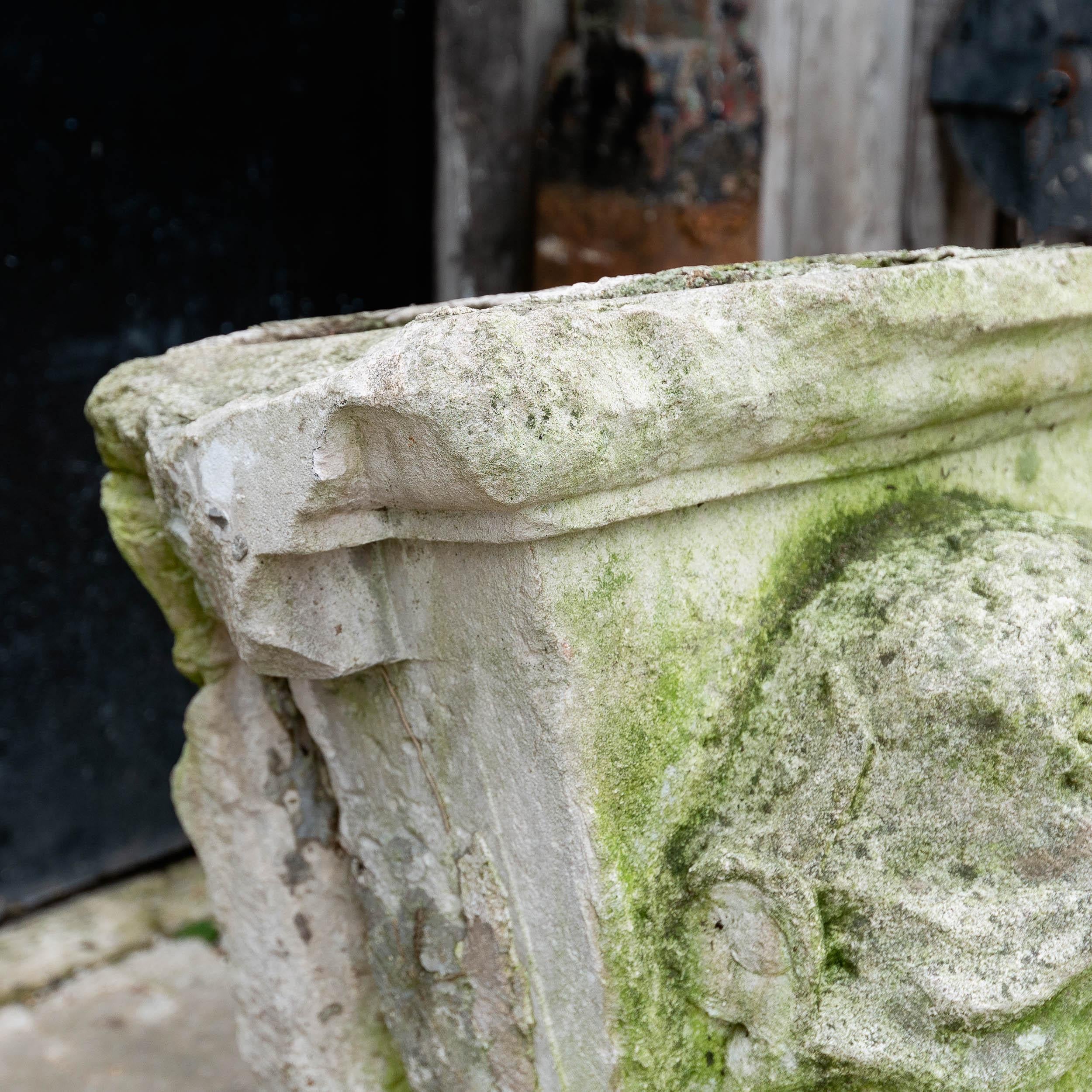 18th Century Eighteenth Century Carved Portland Stone Keystone For Sale
