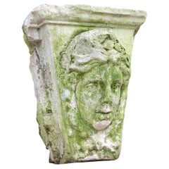 Eighteenth Century Carved Portland Stone Keystone