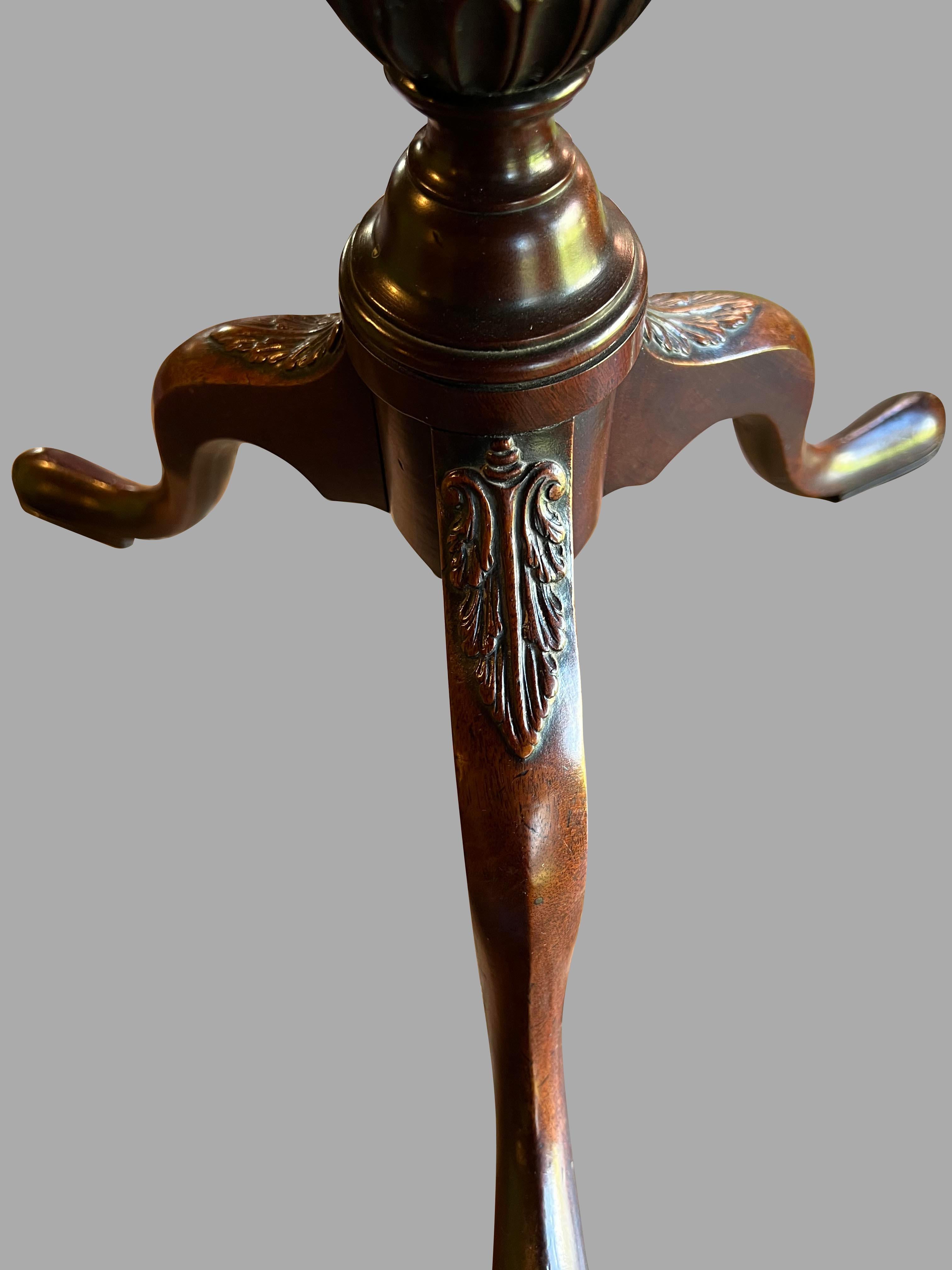 Eighteenth Century Chippendale Mahogany Small Side Table with Pie Crust Edge 2