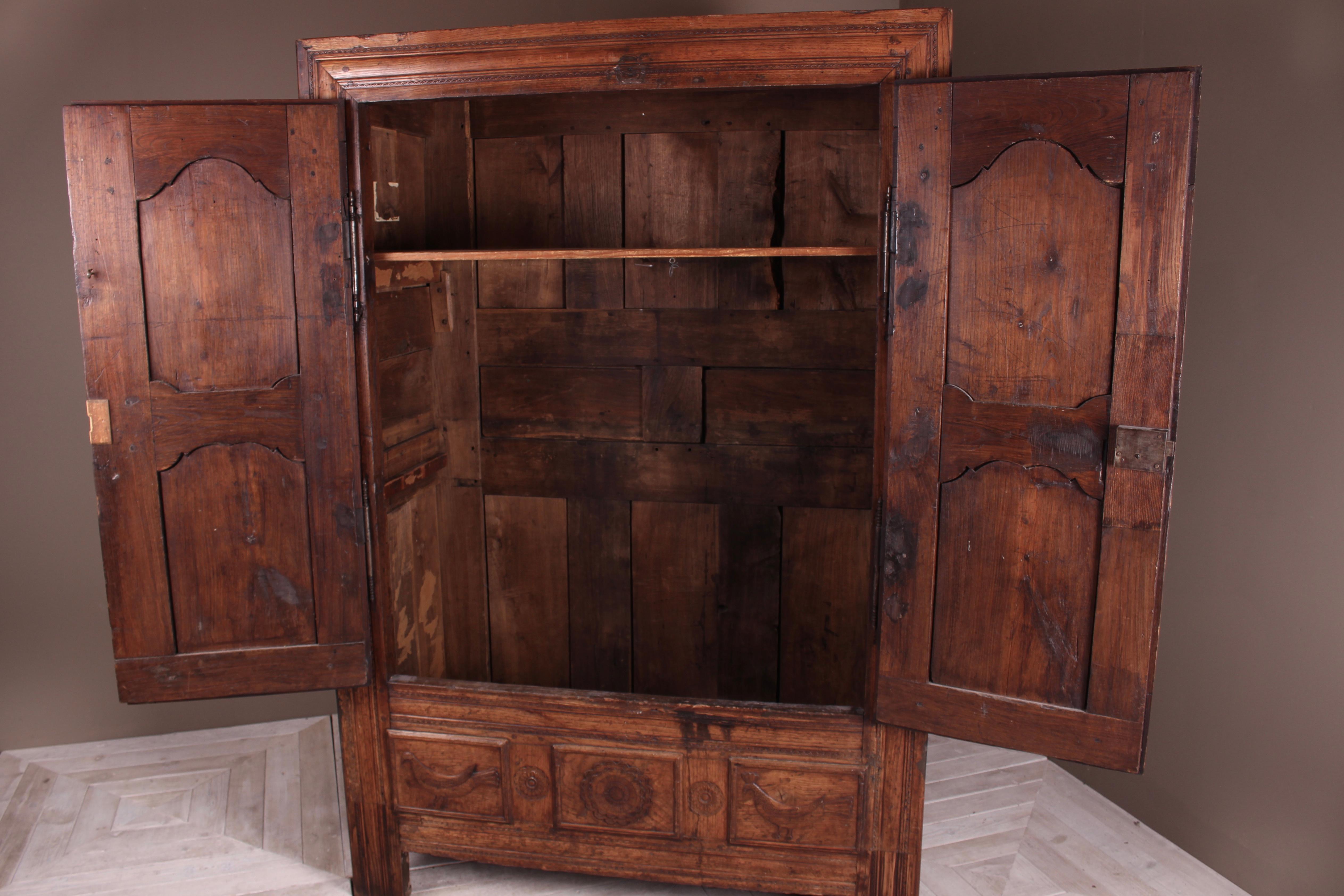 Eighteenth Century French Oak Breton Wardrobe or Cupboard 7