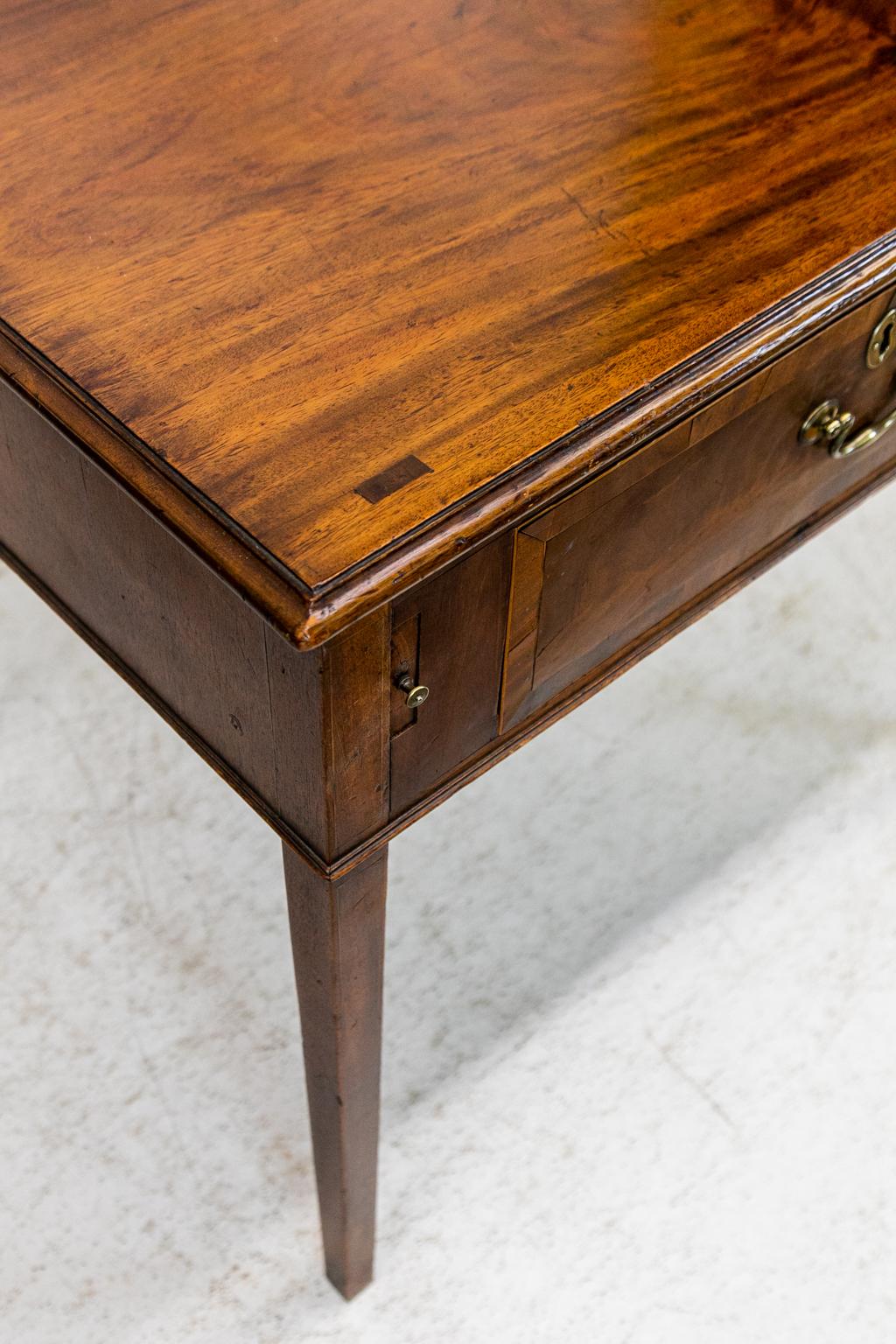 Inlay Eighteenth Century George III Table For Sale