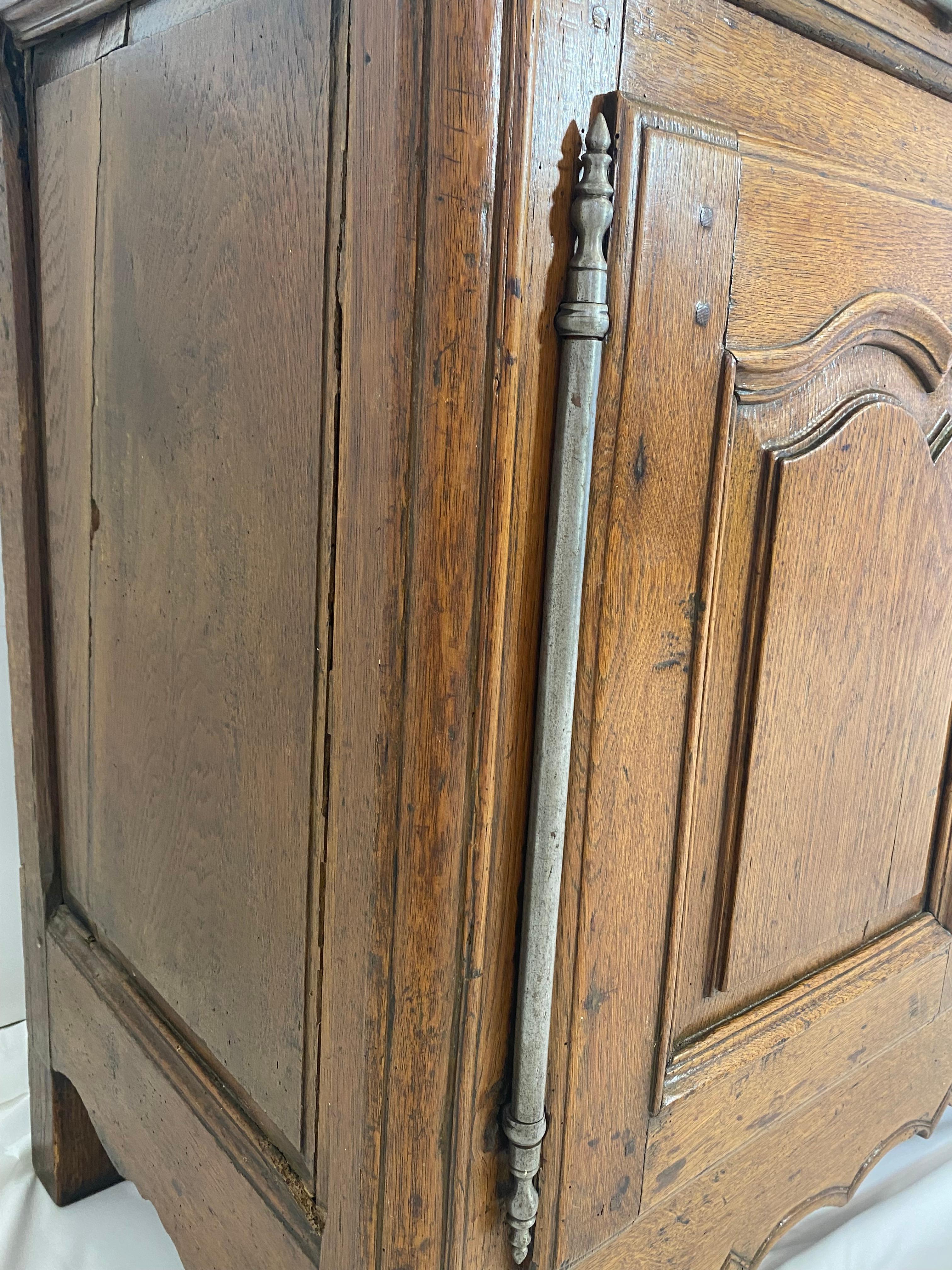 French Provincial Eighteenth Century period Enfilade in oak For Sale