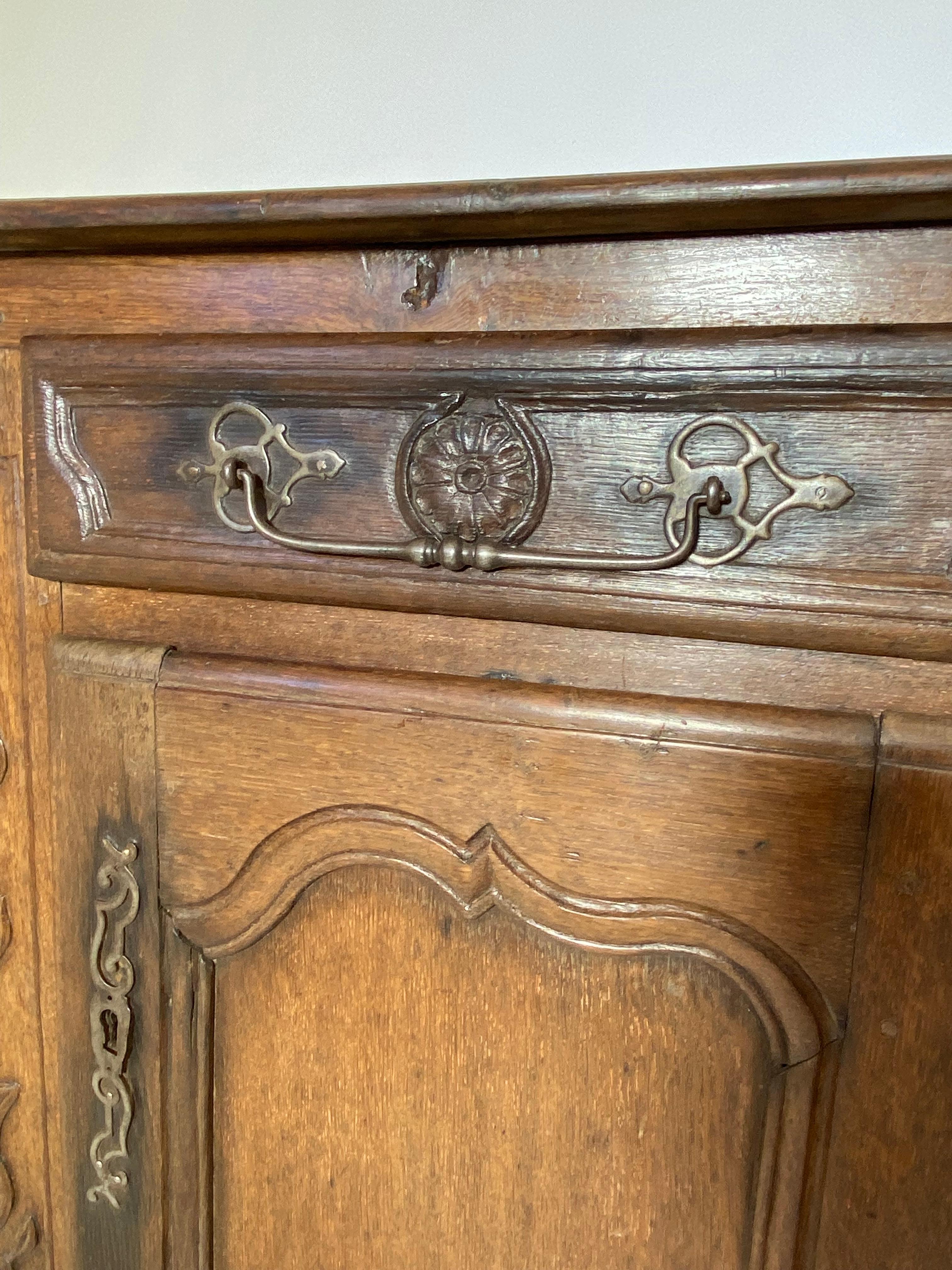 French Eighteenth Century period Enfilade in oak For Sale