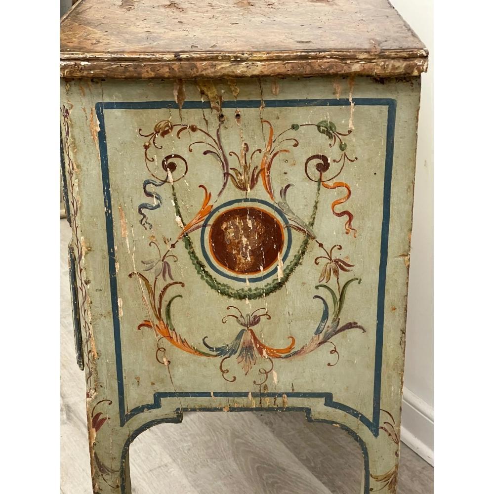 Eighteenth Century Venetian Painted Side Cabinet In Good Condition In Doylestown, PA