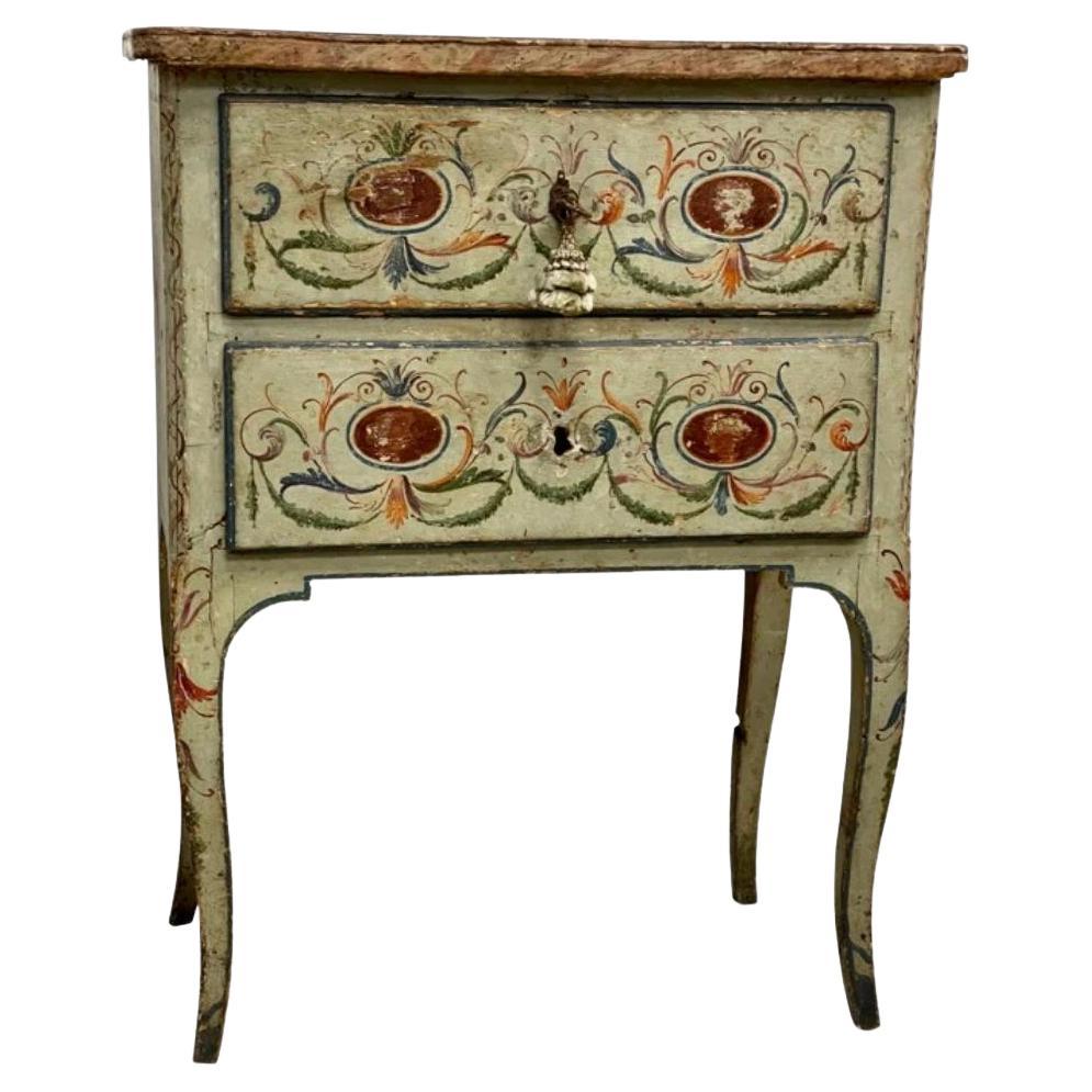 Eighteenth Century Venetian Painted Side Cabinet