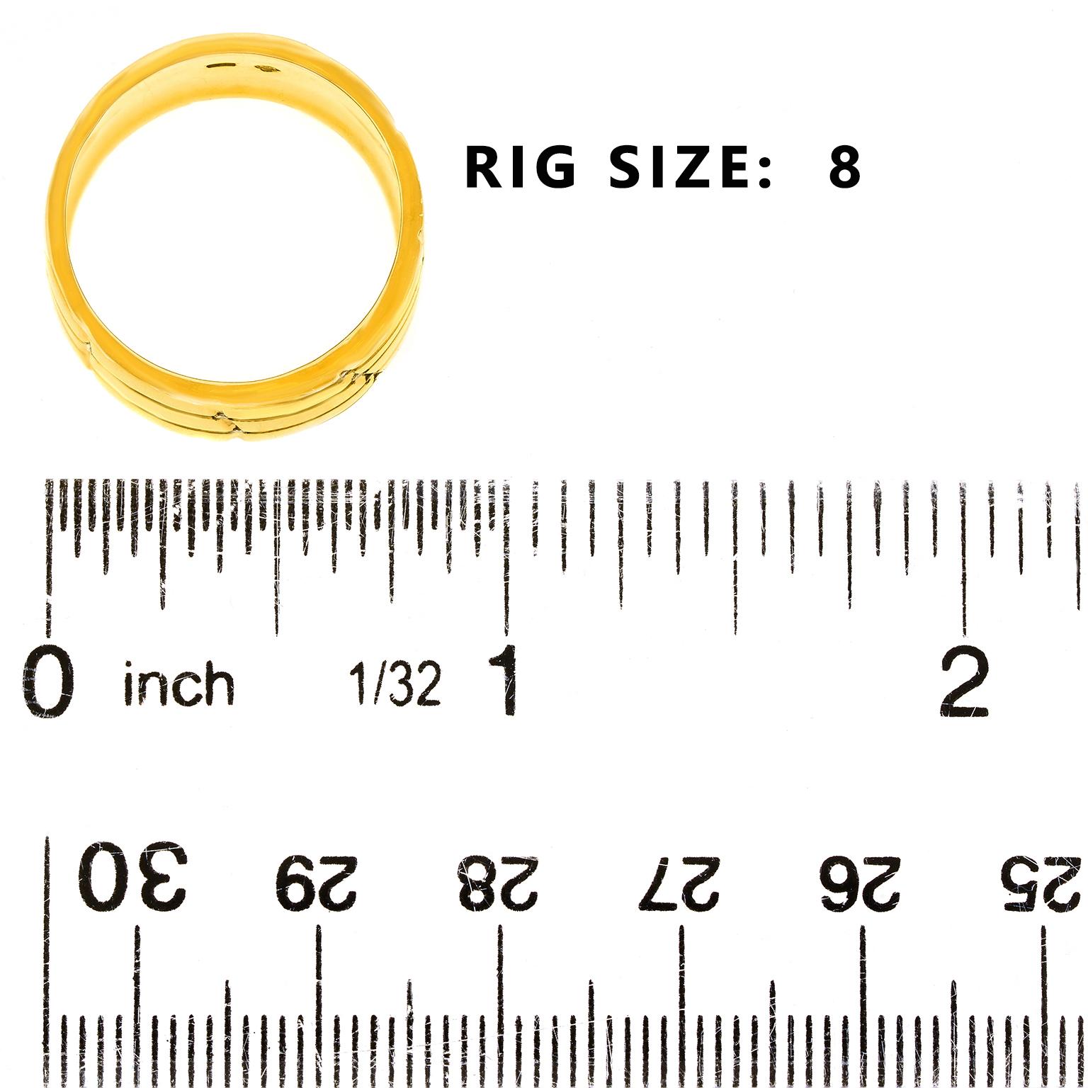 Bague en or H. Stern des années 80 en vente 1