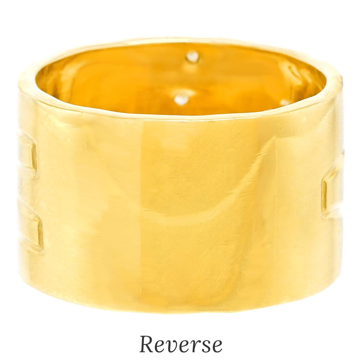 Bague en or H. Stern des années 80 en vente 2