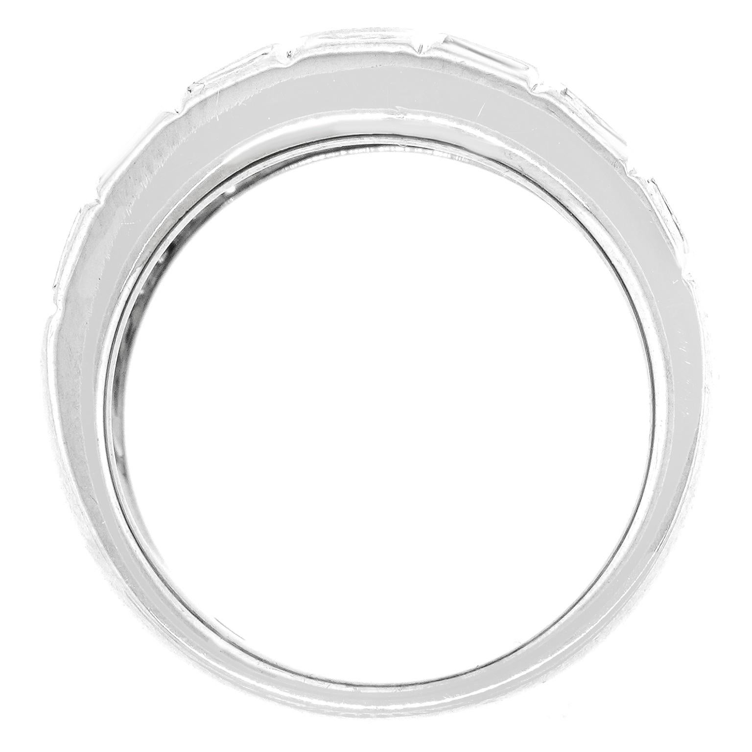 Eighties Modernist Diamond Ring 5