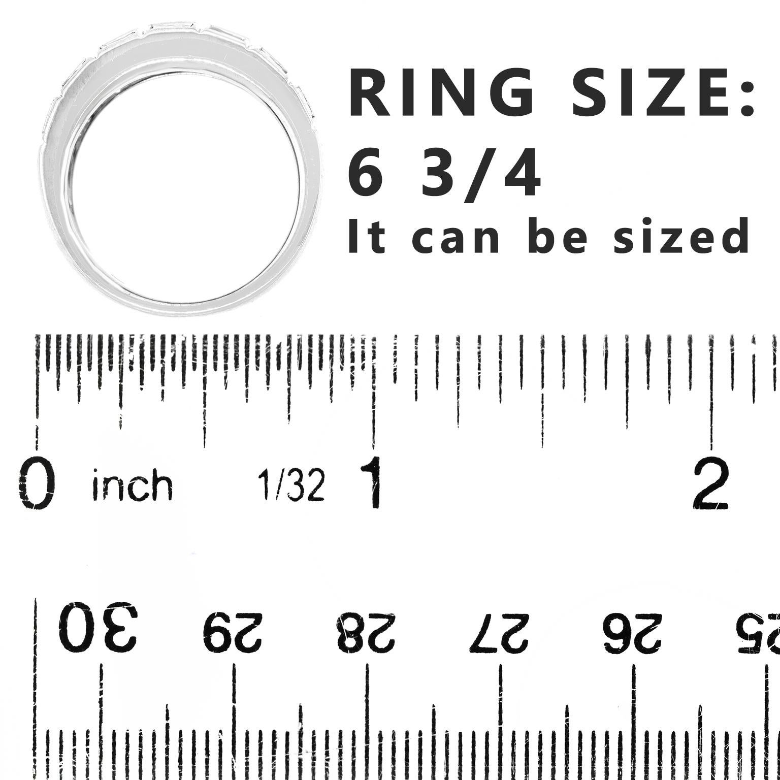 Eighties Modernist Diamond Ring 1
