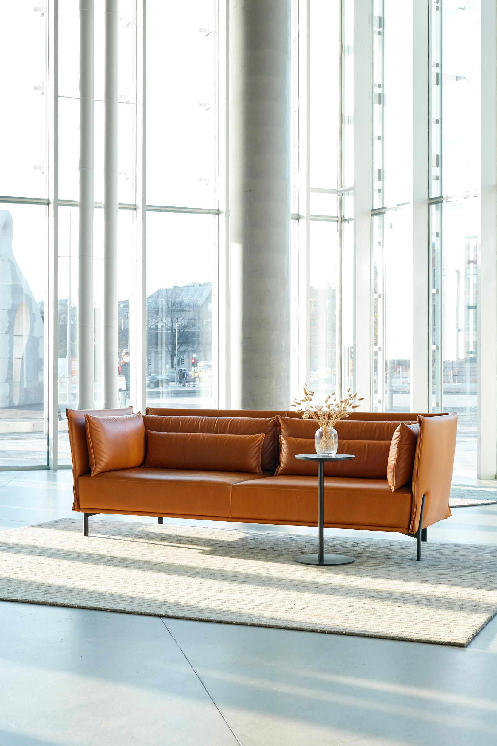 Eik Rug by Volver Studios
Dimensions: W 250 x L 350 cm.
Materials: Wool and bamboo.

Available in seven size options: 90 x 240 cm, 140 x 200 cm, 170 x 240 cm, 200 x 300 cm, 250 x 350 cm, 300 x 400 cm, and 350 x 450 cm. Also available in custom