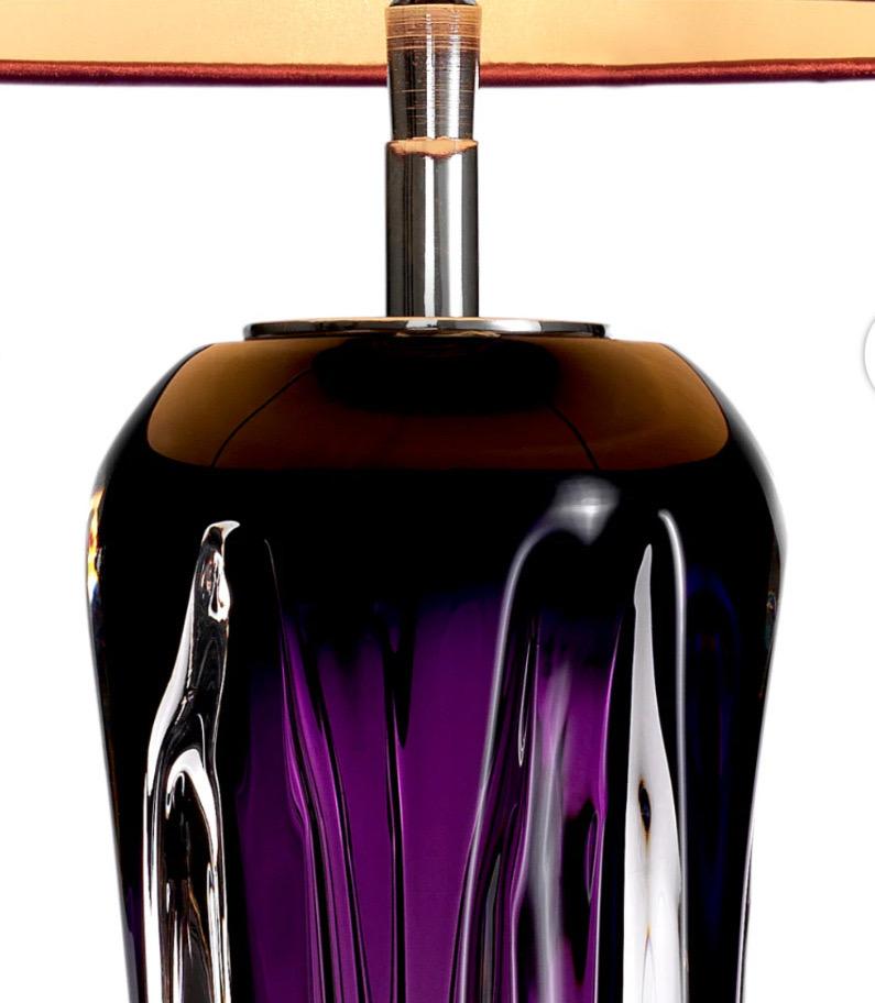 Eilchholtz Purple Hand-Blown Glass 