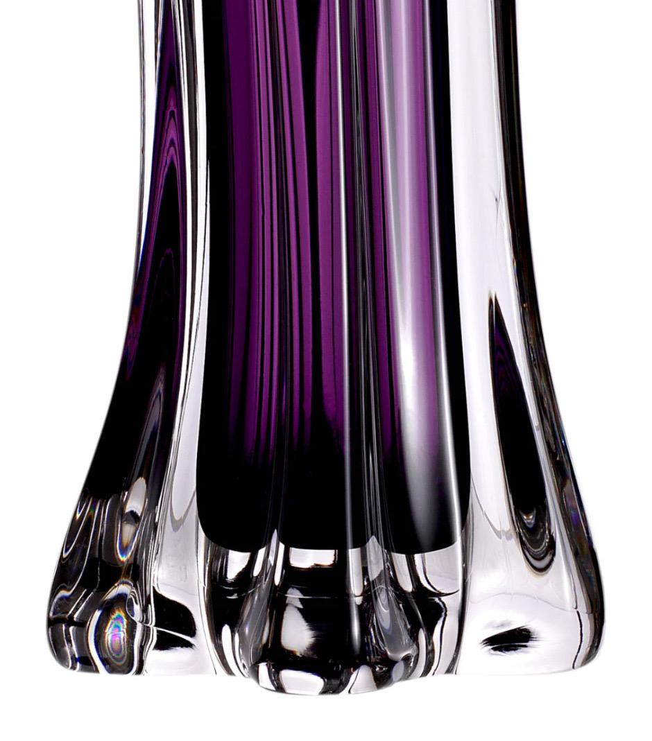 20th Century Eilchholtz Purple Hand-Blown Glass 