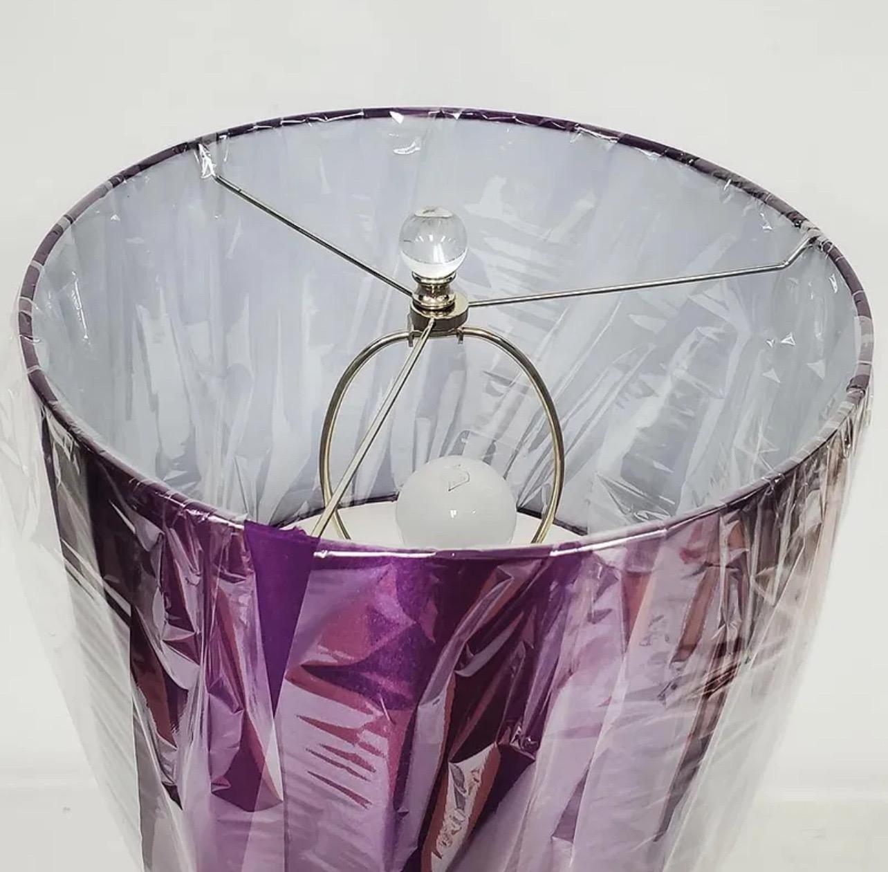 Art Glass Eilchholtz Purple Hand-Blown Glass 