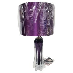 Vintage Eilchholtz Purple Hand-Blown Glass "Table Lamp Castillo".
