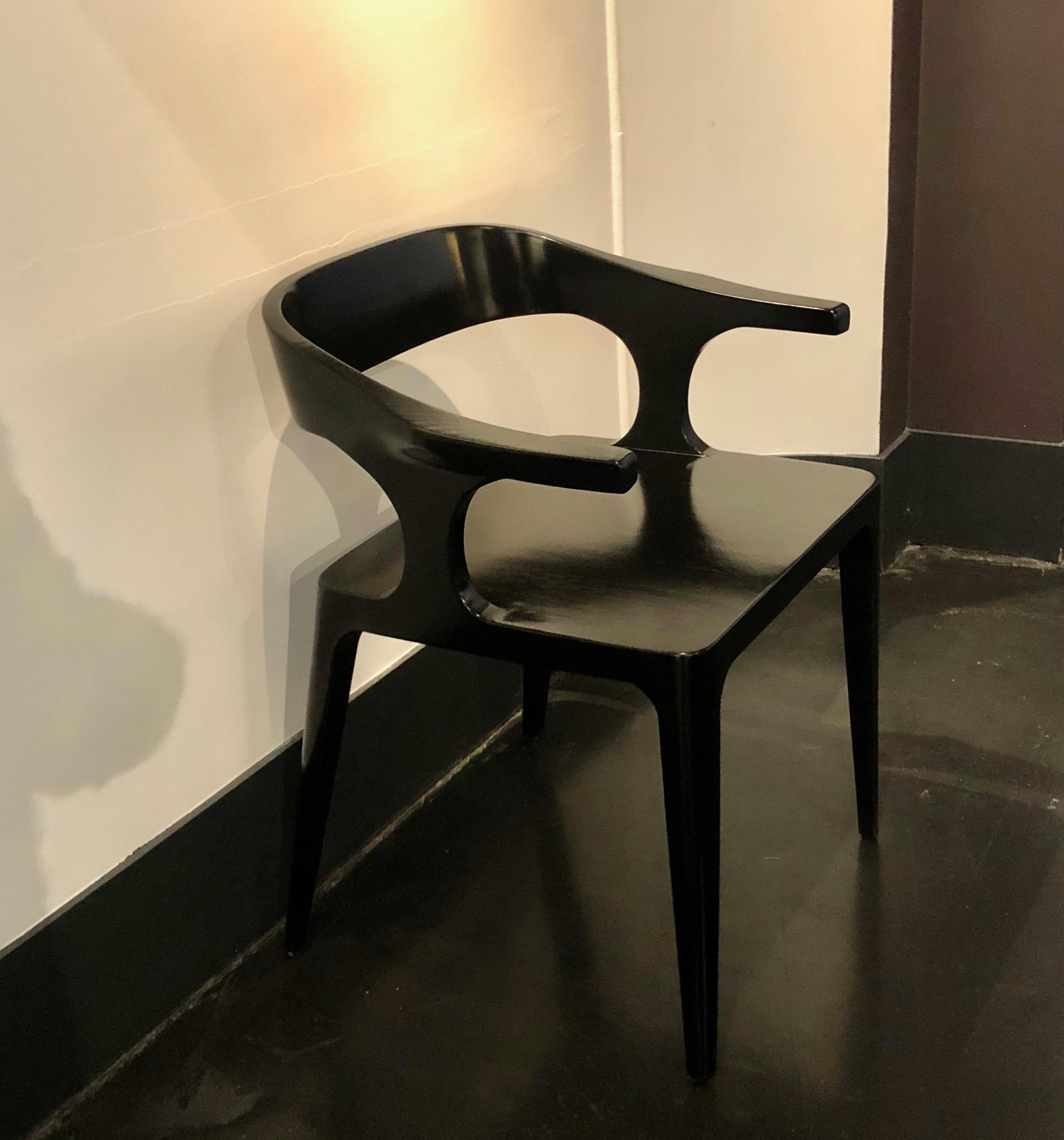 Ash Chair, EILEEN, by Reda Amalou Design, 2019, American Walnut For Sale