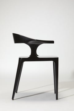 Stuhl, EILEEN, von Reda Amalou Design, 2020, geschwärzte Esche
