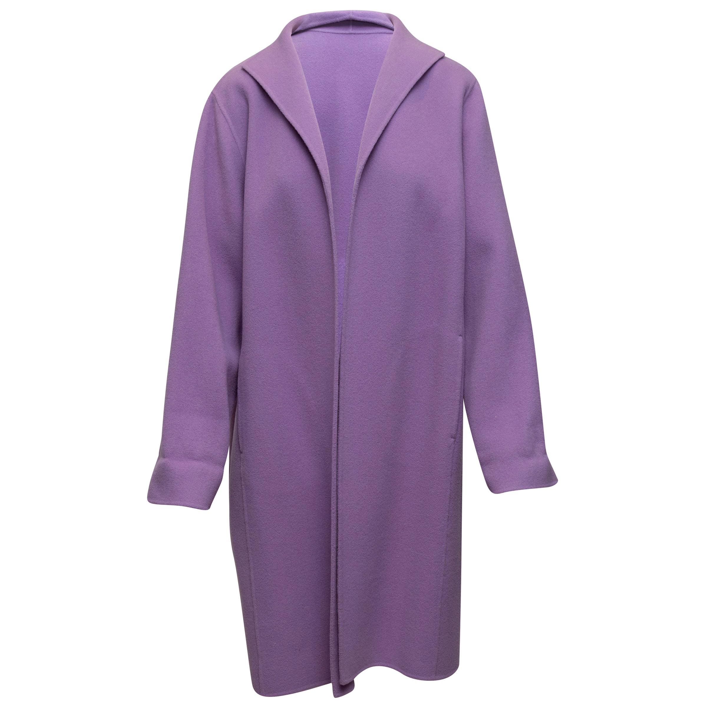 Eileen Fisher Pastel Purple Wool Coat