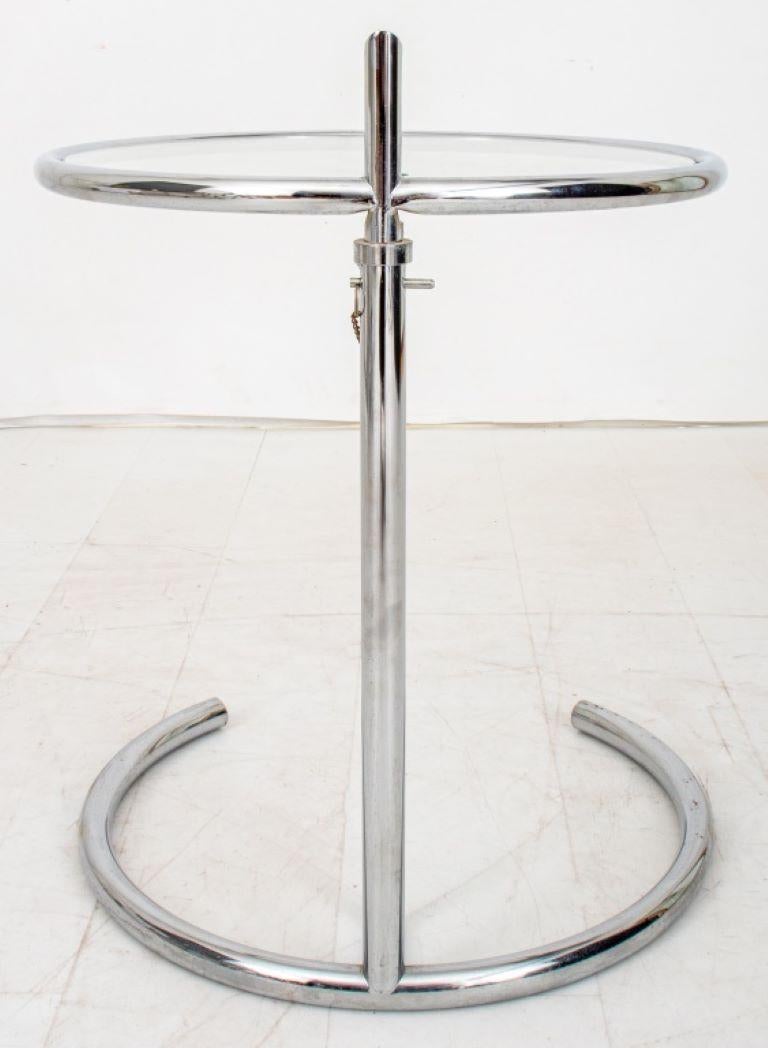 Unknown Eileen Gray Adjustable E1027 Side Table For Sale