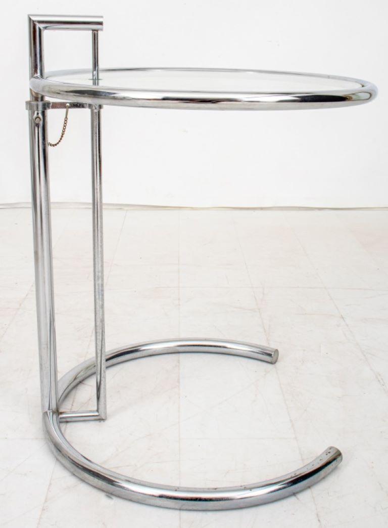 Eileen Gray Adjustable E1027 Side Table In Good Condition For Sale In New York, NY