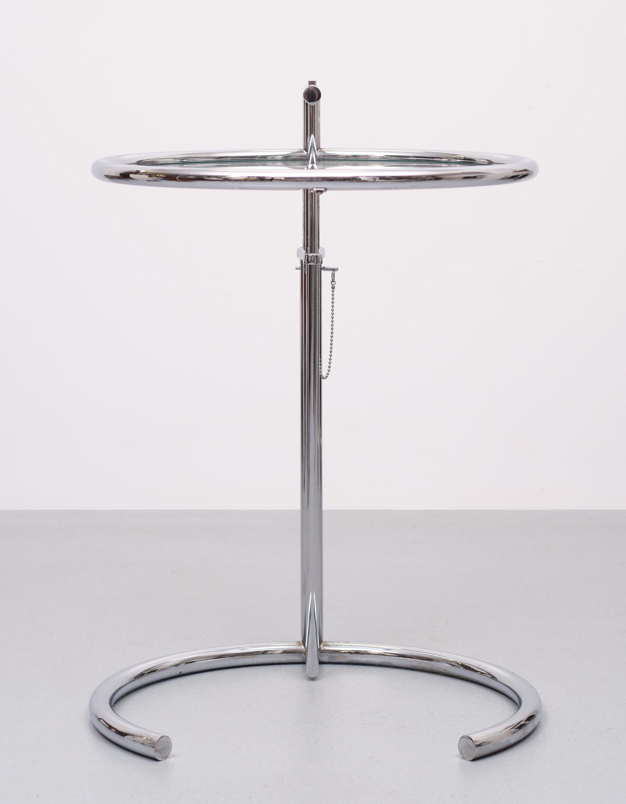 Modern Eileen Gray Adjustable Table E 1027 Classicon