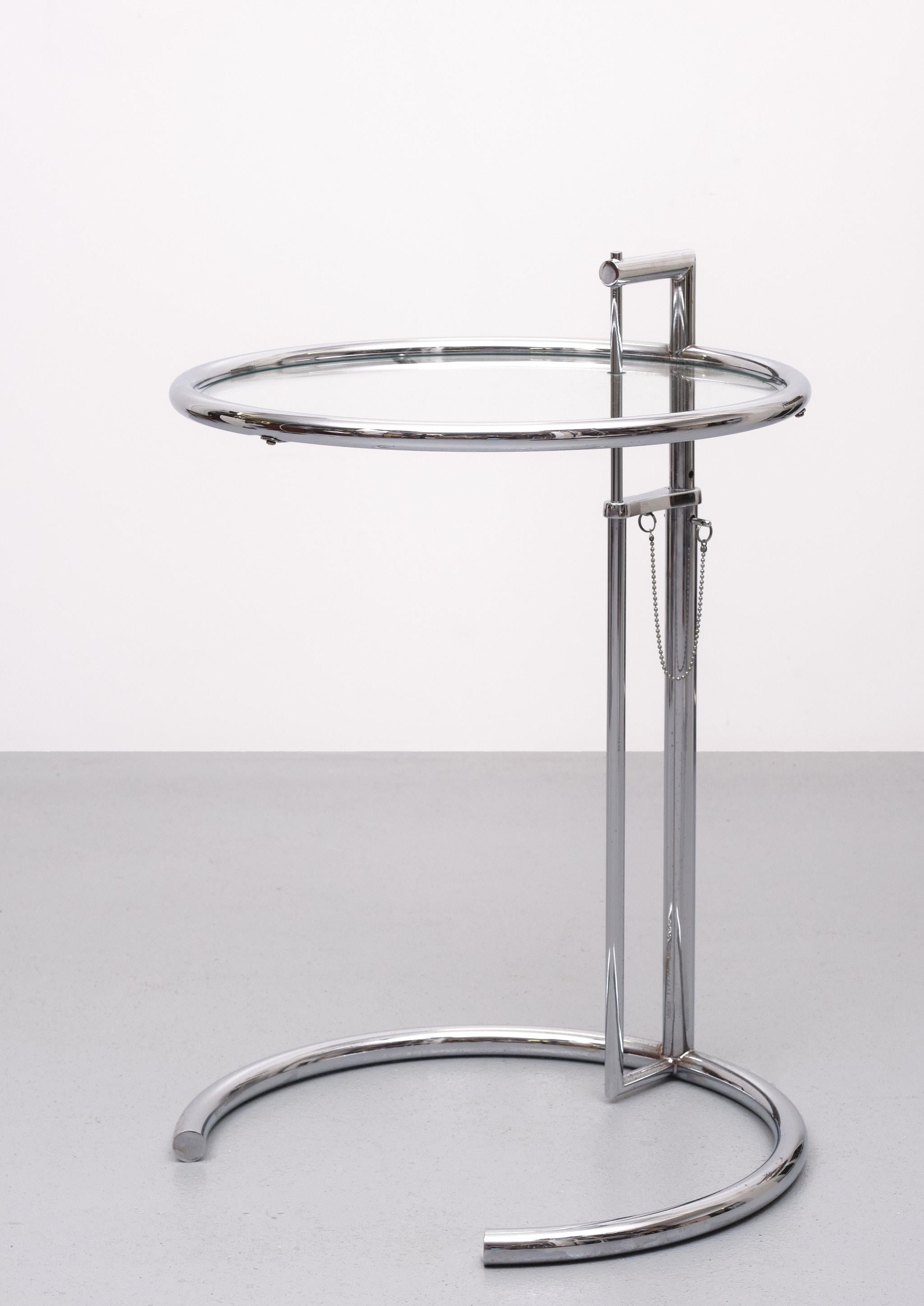 Eileen Gray Adjustable Table E 1027 Classicon In Good Condition In Den Haag, NL