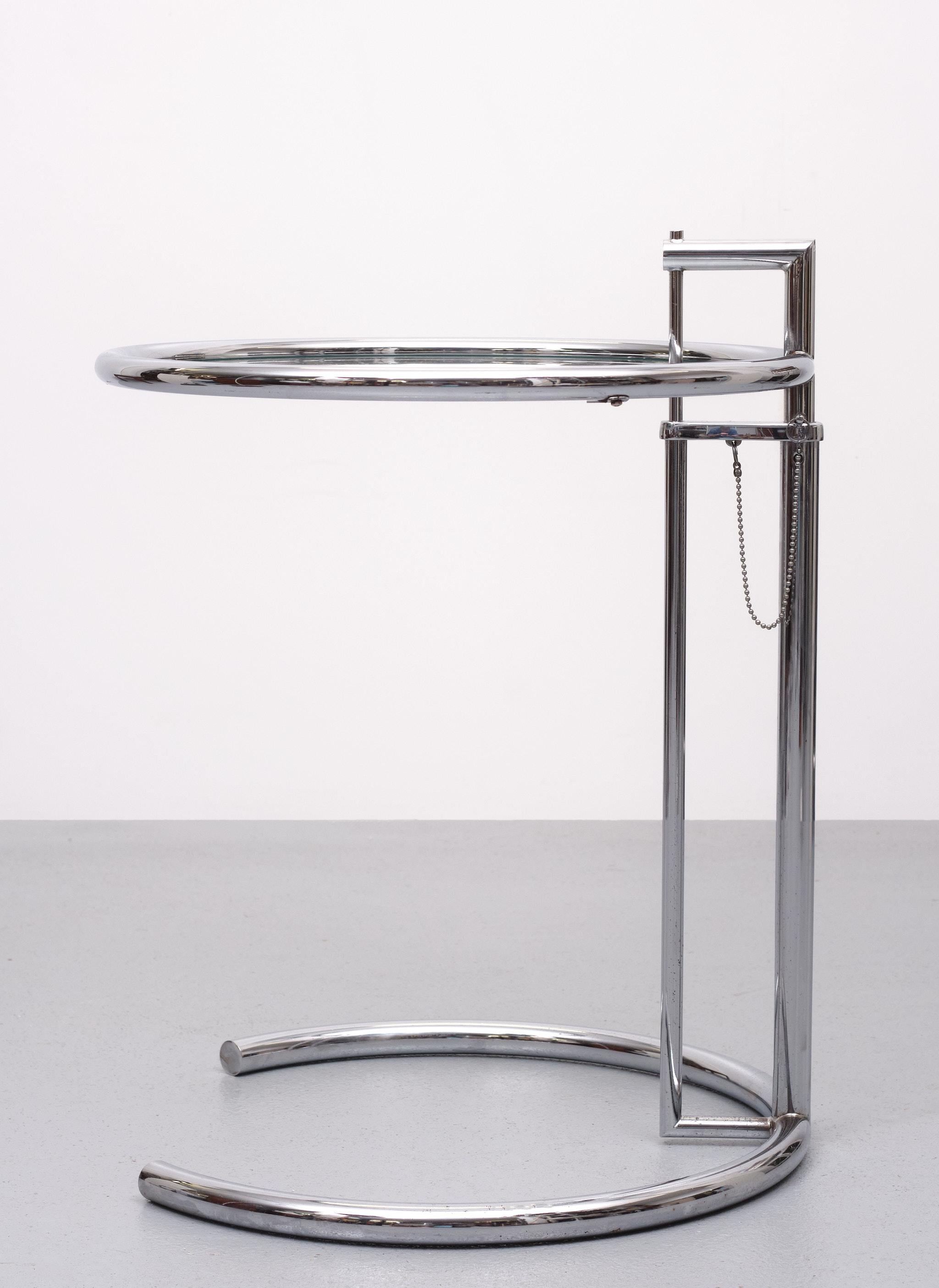 Late 20th Century Eileen Gray Adjustable Table E 1027 Classicon