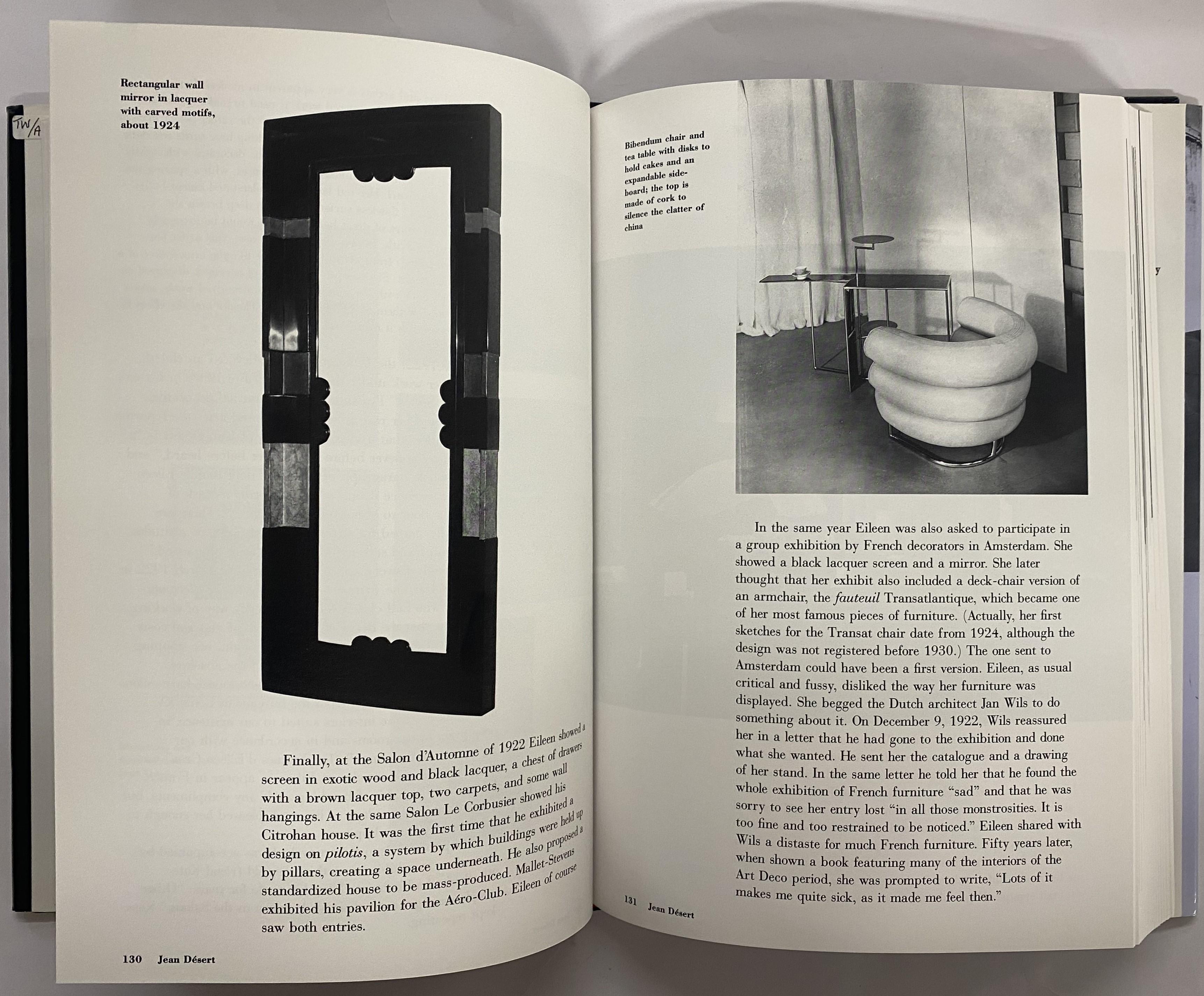 Eileen Gray : Architect/Designer par Peter Adam (livre) en vente 2