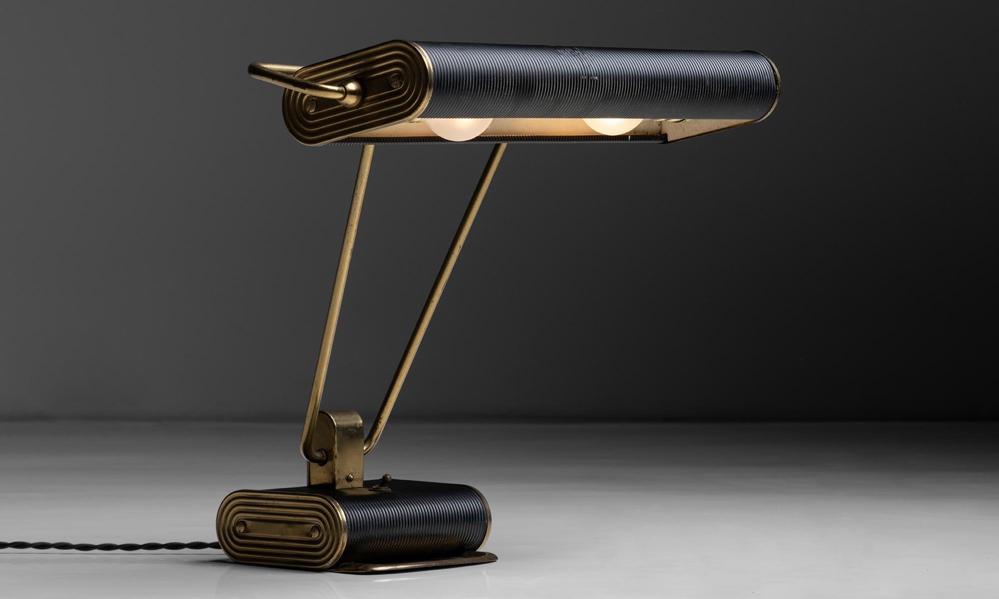 Art Deco Eileen Gray Desk Lamp, France, circa 1930