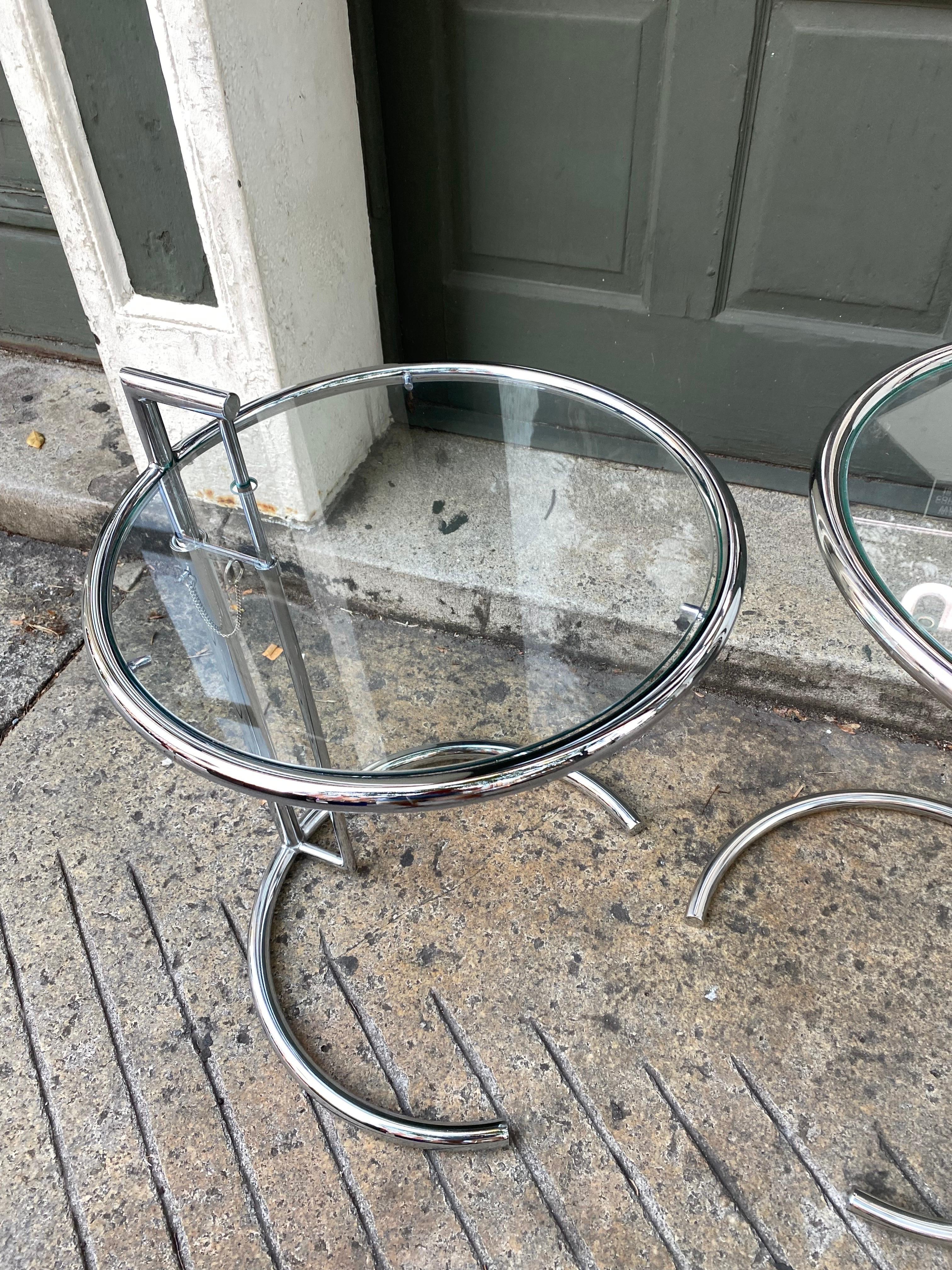 Eileen Gray E 1027 Table 2 available! In Good Condition In Philadelphia, PA