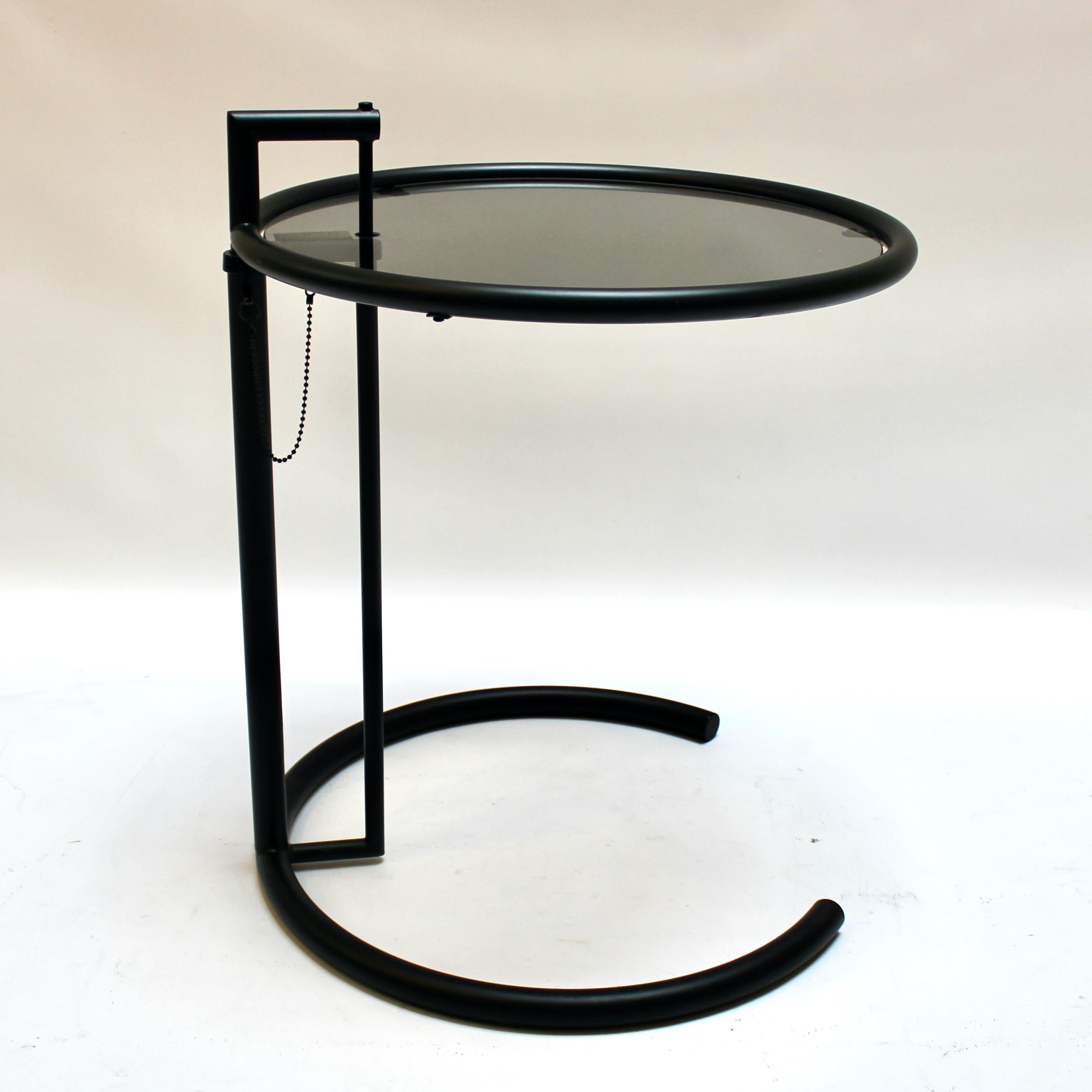 Italian Eileen Gray E1027 Adjustable Side Table by ClassiCon, Made in Italy For Sale
