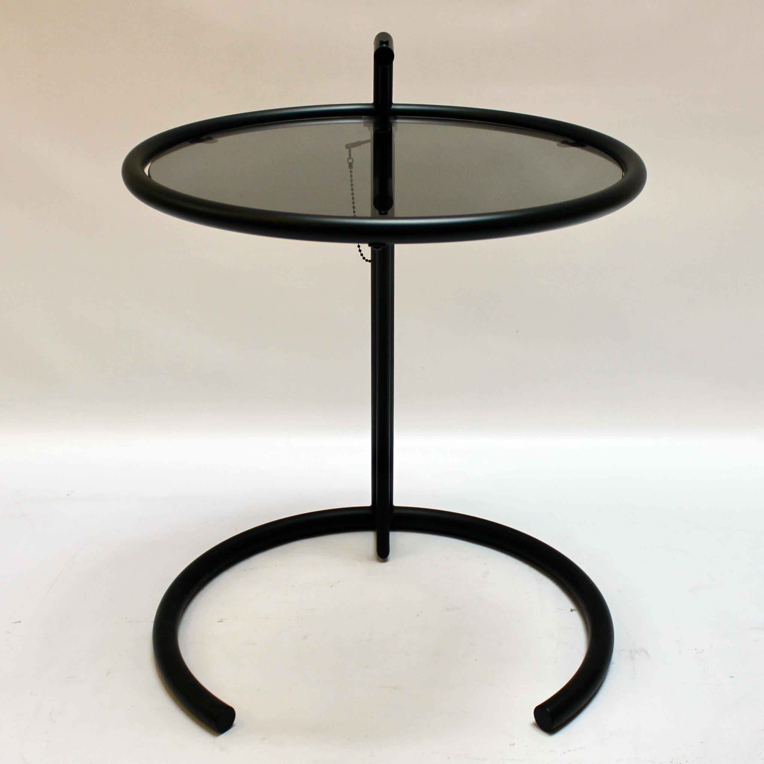 Contemporary Eileen Gray E1027 Adjustable Side Table by ClassiCon, Made in Italy For Sale
