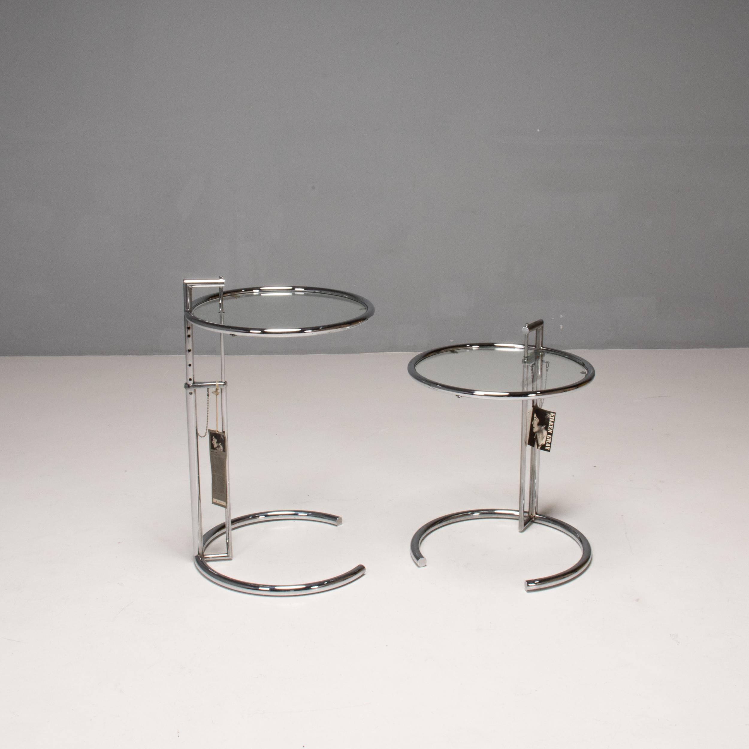 Eileen Gray E1027 Side Tables by Aram, Set of 2 3