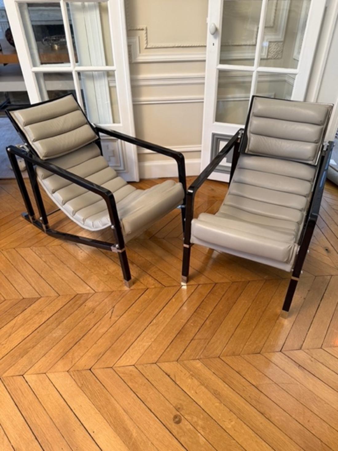 Eileen GRAY & ECART INTERNATIONAL (editor) Pareja de sillones 