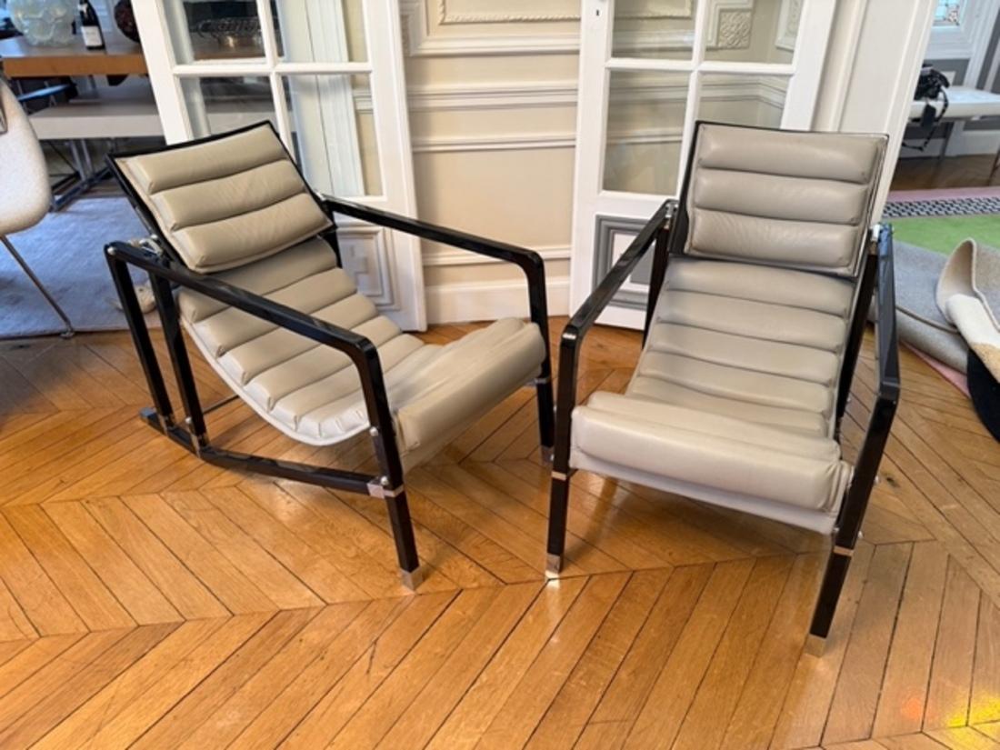 Eileen GRAY & ECART INTERNATIONAL (editor) Pareja de sillones 