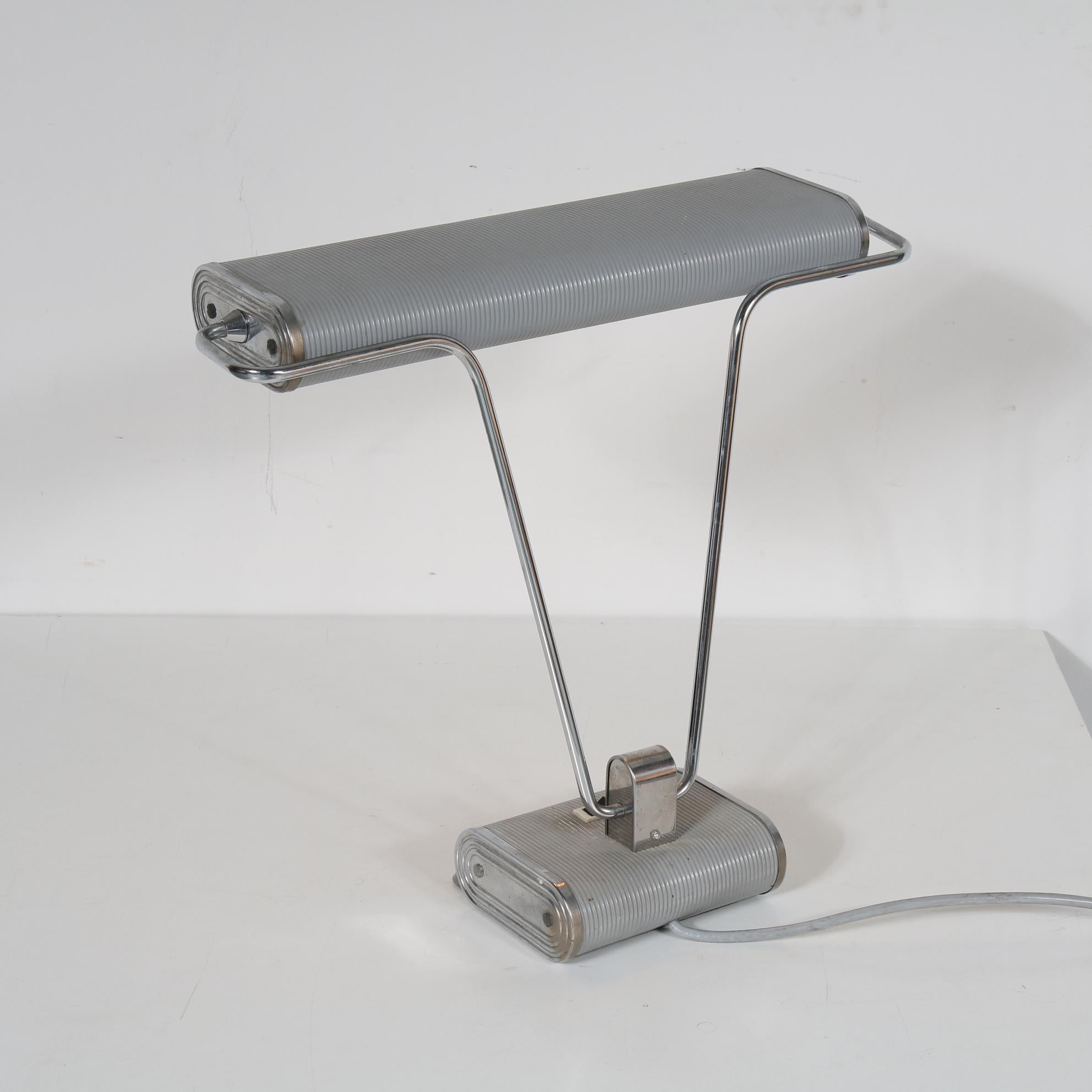 Eileen Gray for Jumo Desk Lamp, France, 1940 In Good Condition In Amsterdam, NL