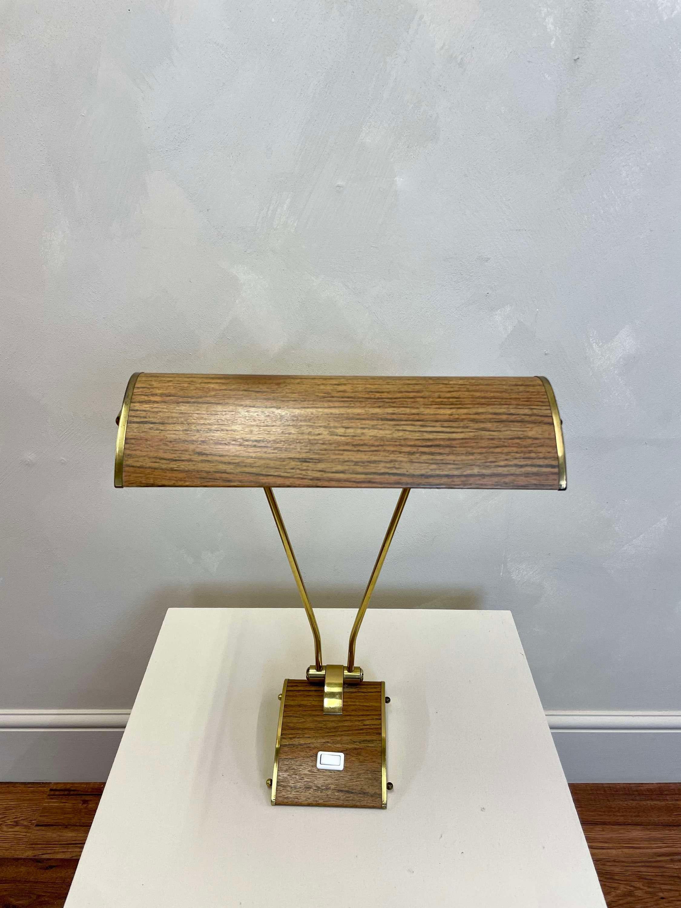 French Eileen Gray for Jumo Desk Lamp Mid-Century Modern, France, C1950