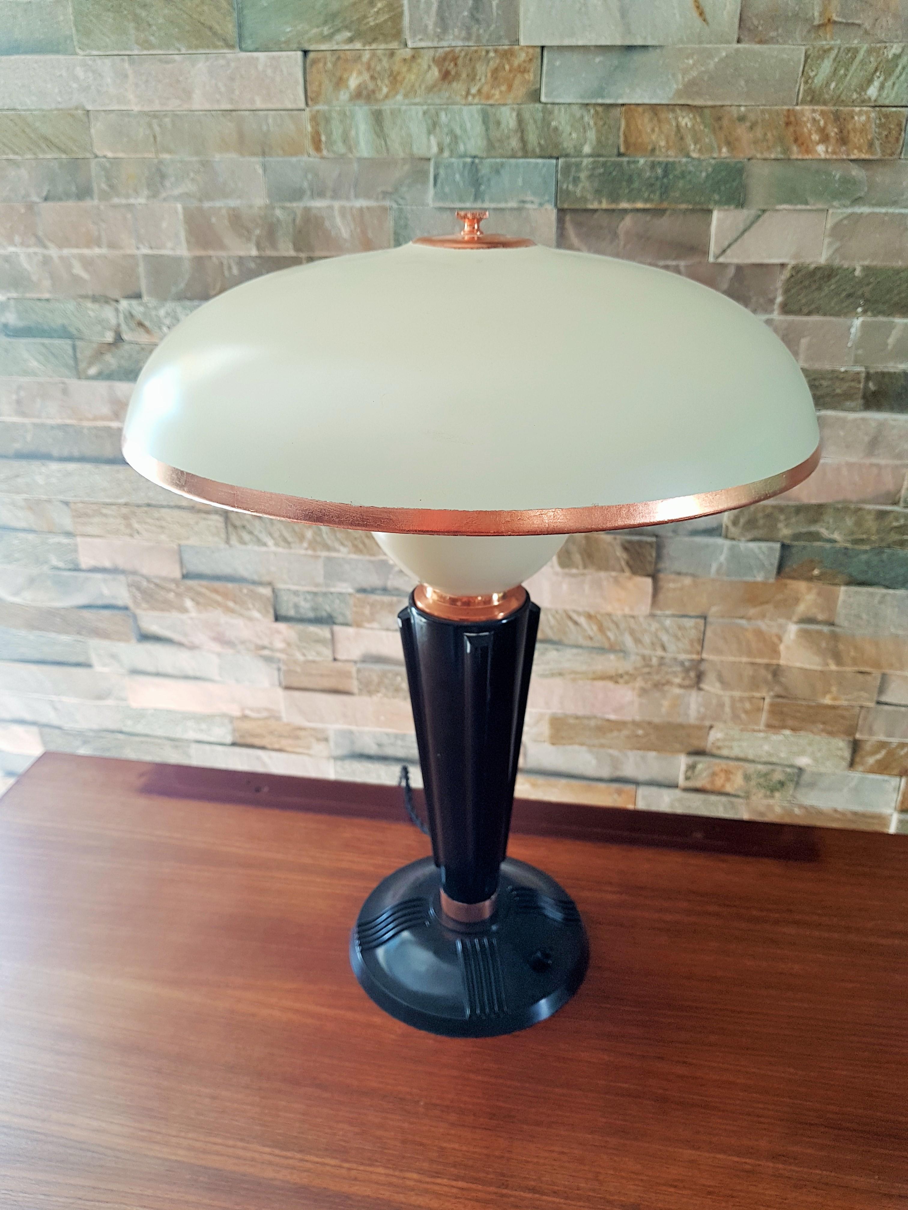Eileen Gray for Jumo French Art Deco Bakelite Desk/Table Lamp 12