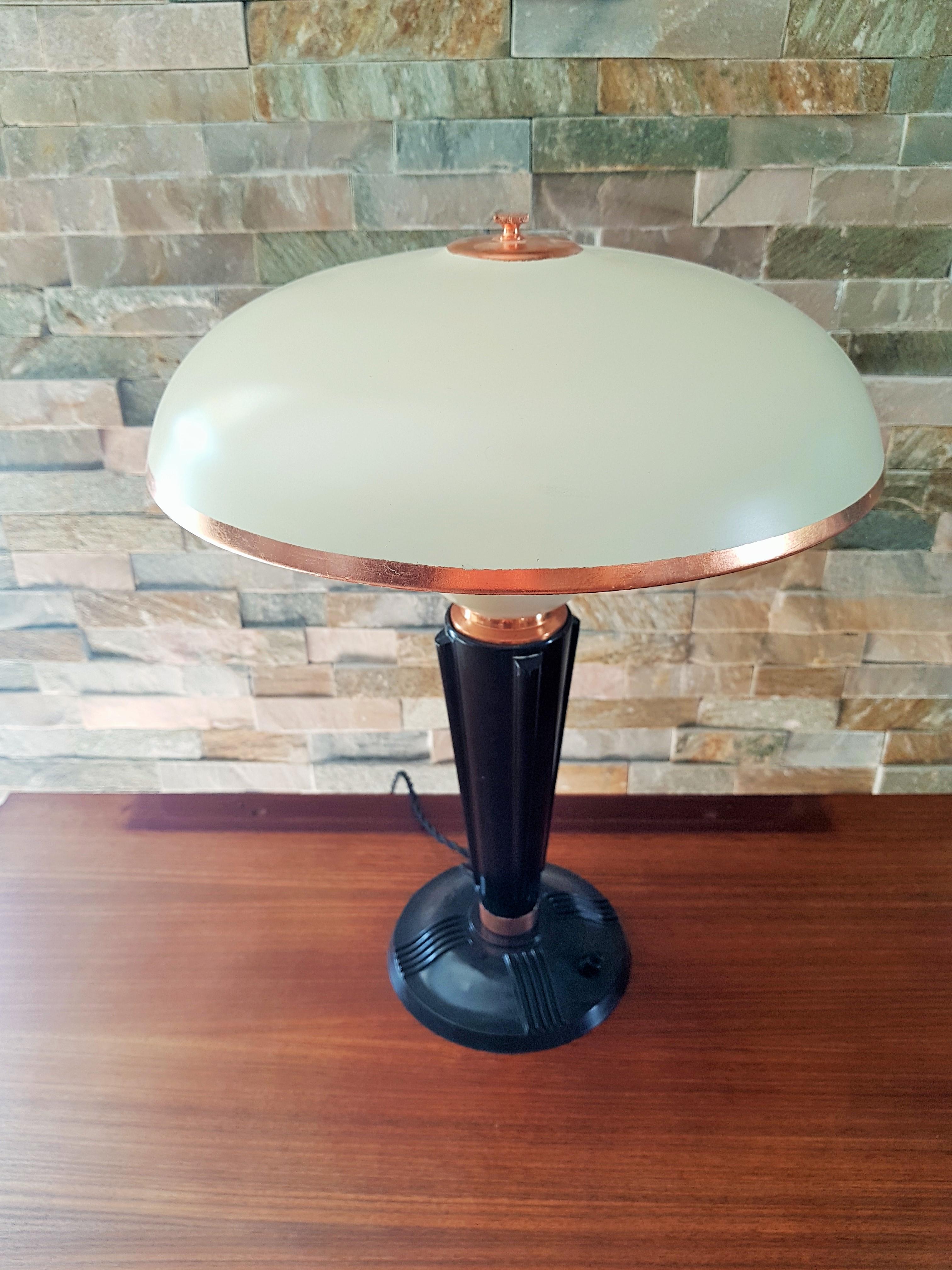 Eileen Gray for Jumo French Art Deco Bakelite Desk/Table Lamp 13
