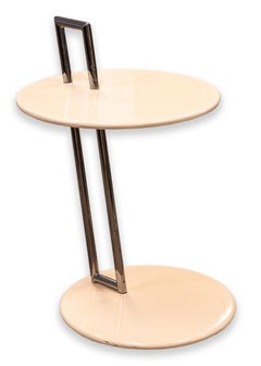 Eileen Gray for Vereinigte Werkstätten E-97 Metal and Laminate Side End Table