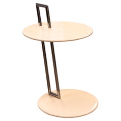 Eileen Gray for Vereinigte Werkstätten E-97 Metal and Laminate Side End Table