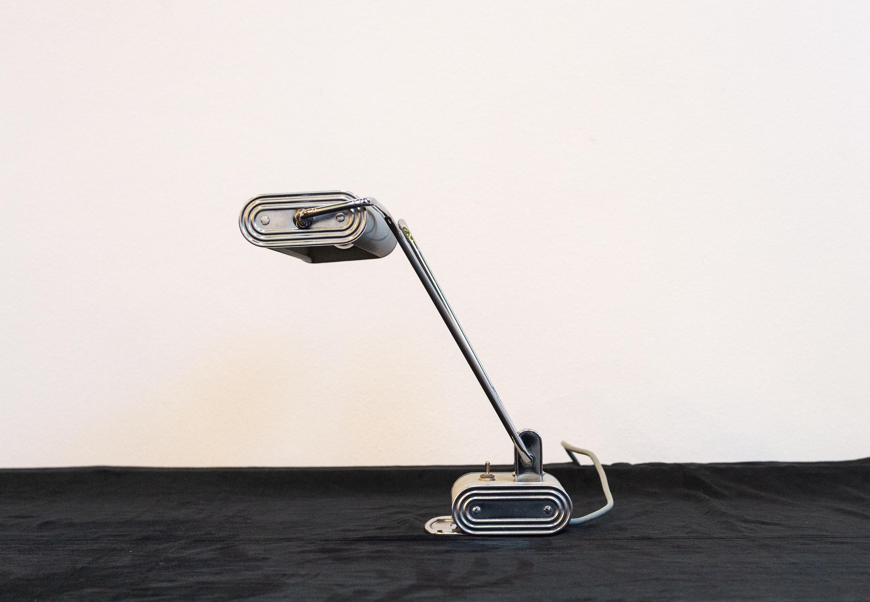 Lacquered Eileen Gray Jumo Desk Lamp Art Deco Bauhaus