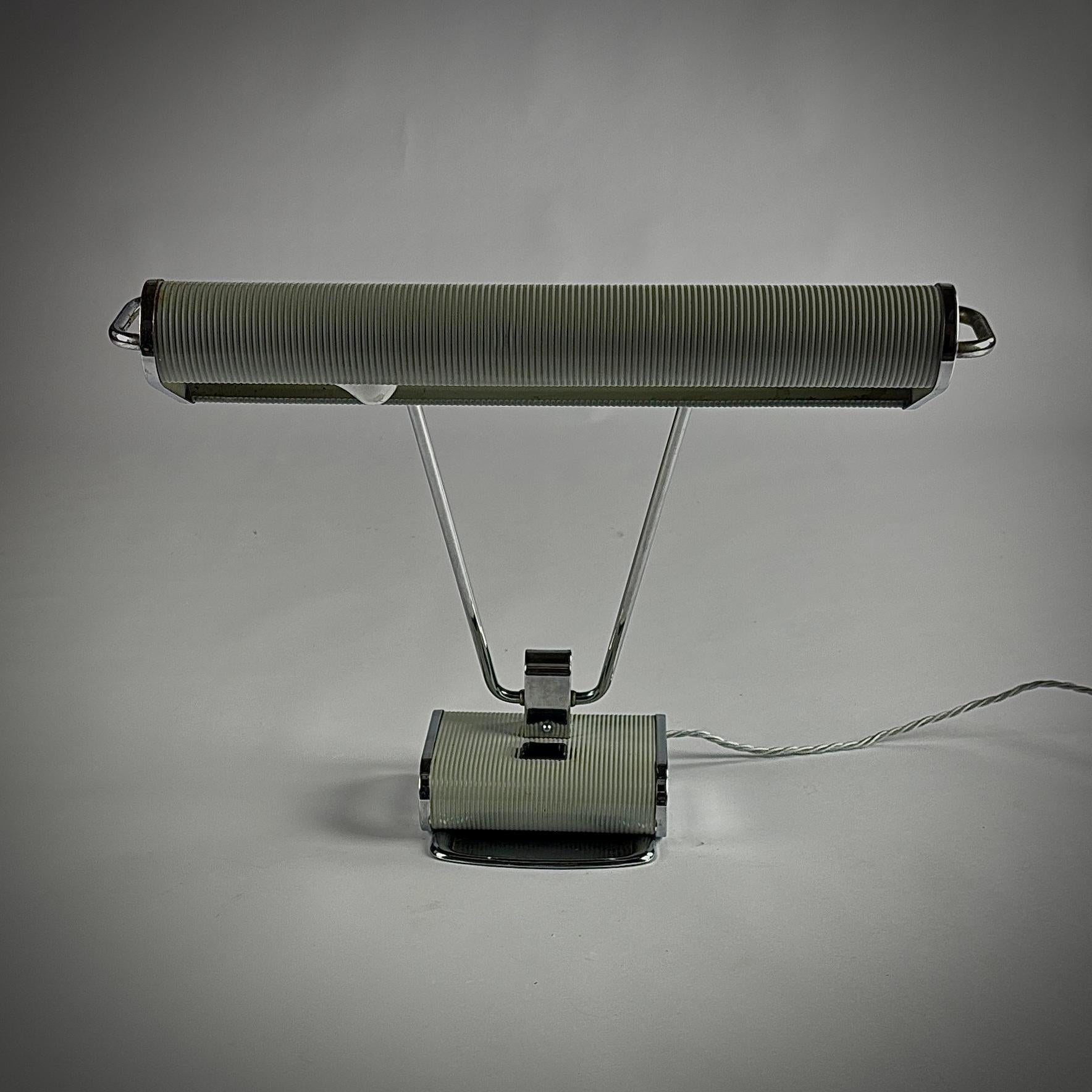 Chrome Eileen Gray Jumo No.71 Desk Lamp For Sale