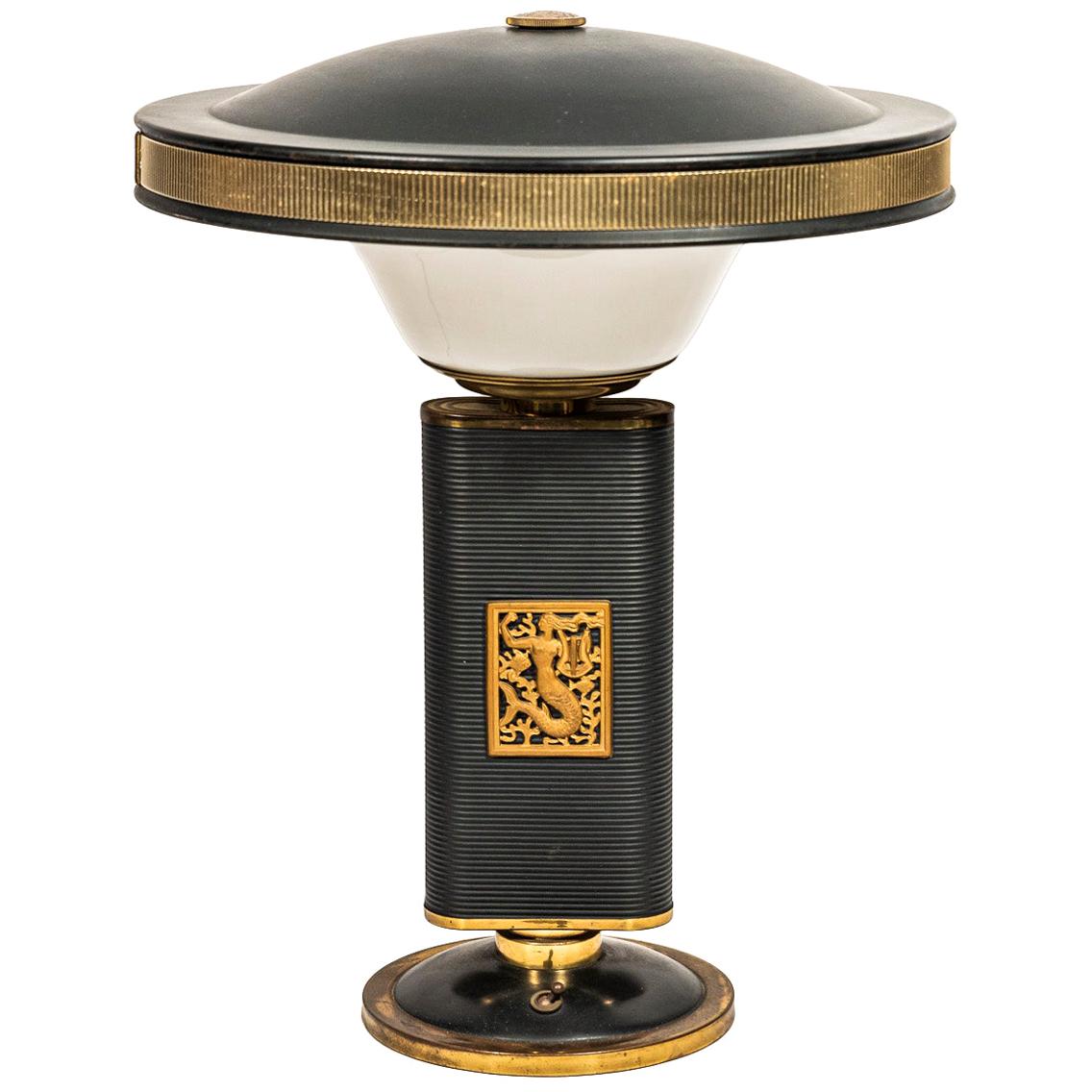 Eileen Gray, Mermaid Table Lamp by Jumo, France, circa 1940