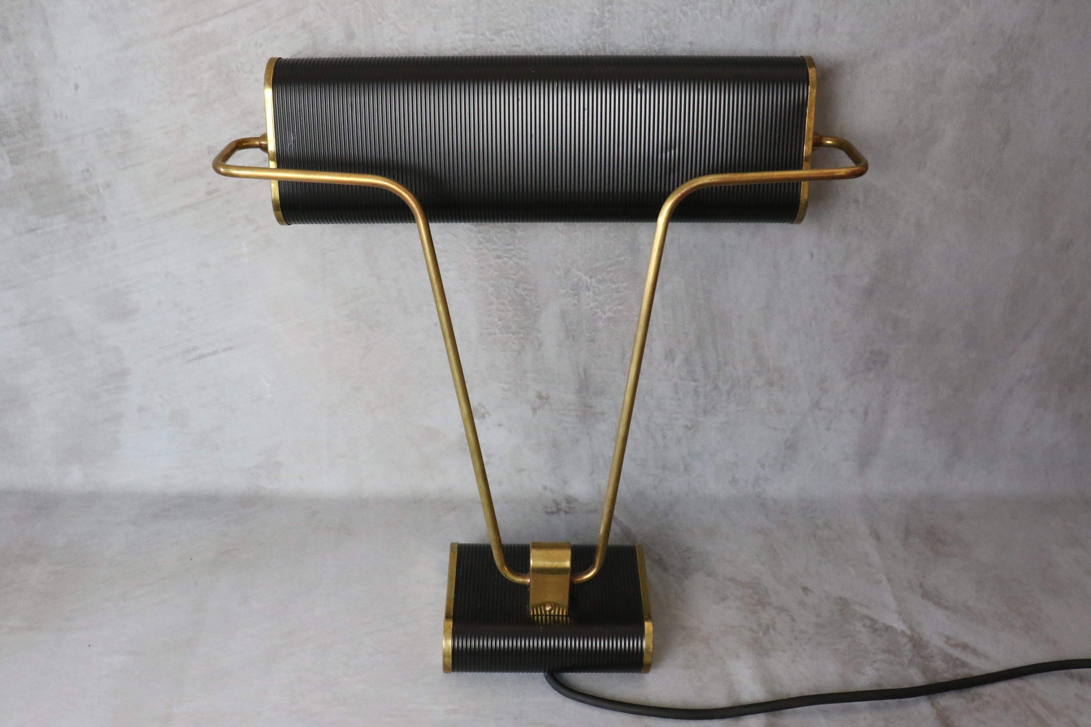Eileen Gray Midcentury Desk Lamp for Jumo Era Corbusier Perriand, 1950s 2