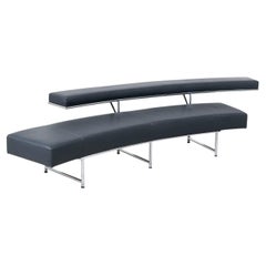 Eileen Gray "Monte Carlo" Sofa aus Leder und Chrom