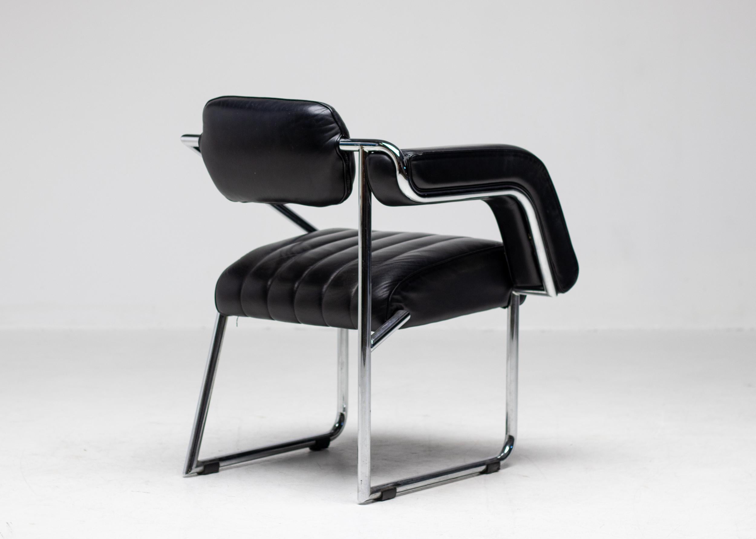 Late 20th Century Eileen Gray Non Conformist Chairs, France, 1970 For Sale
