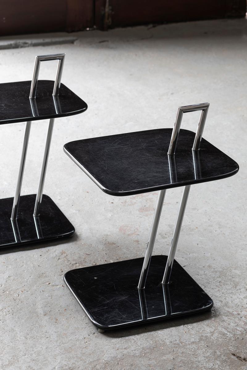 Mid-20th Century Eileen Gray Set of 2 Side Tables for ClassiCon, Germany, 1950s
